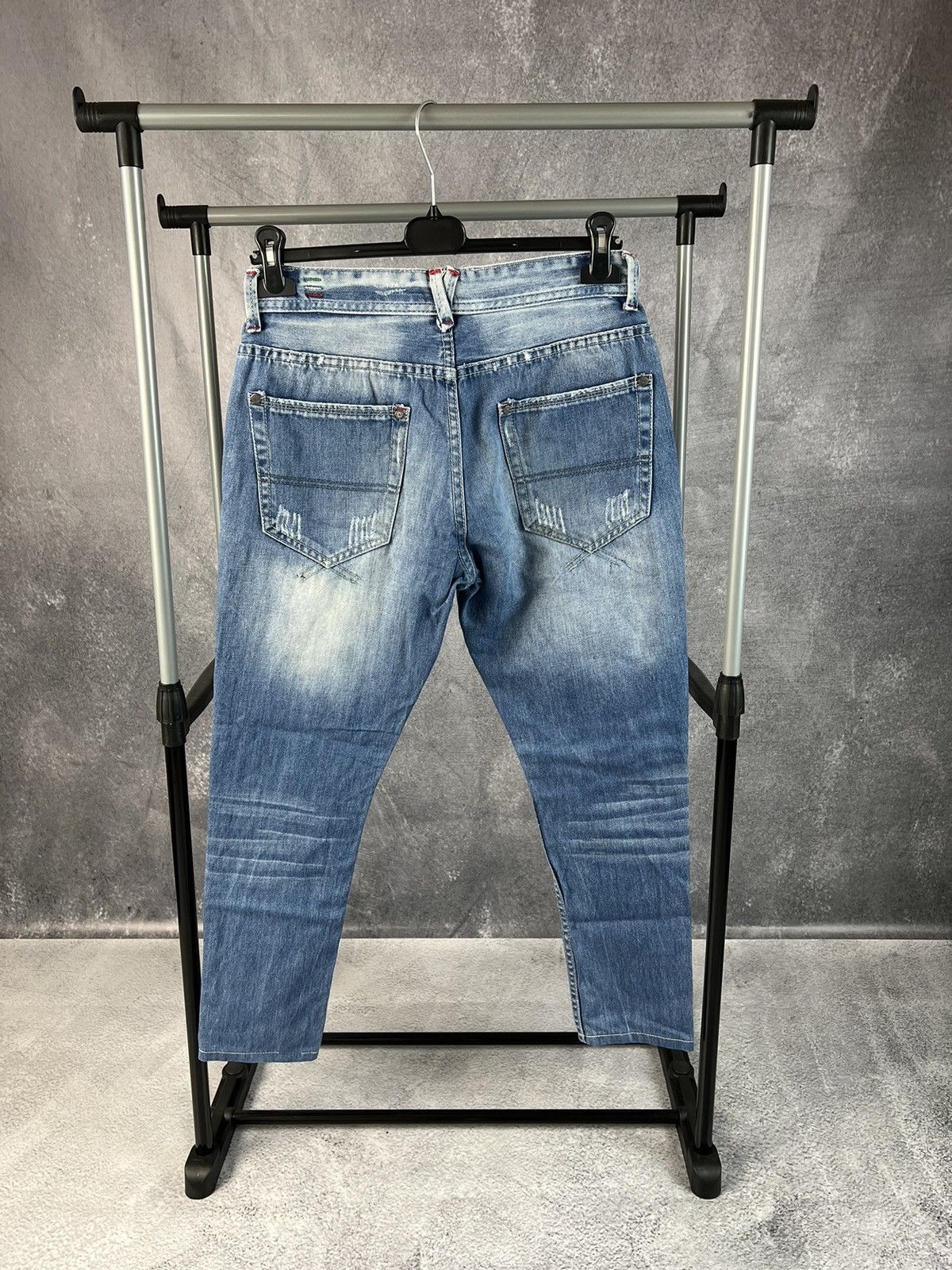 Diesel × Vintage Vintage Diesel distressed denim jeans Y2K hype streetwear Size US 33 - 2 Thumbnail