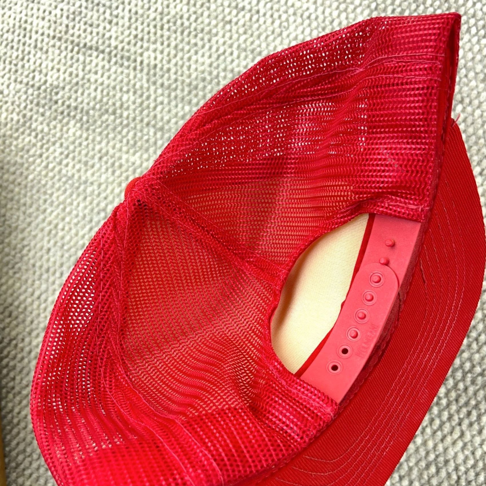 Vintage VINTAGE Chevron Pipe Line Trucker Hat Cap 90s Red Snapback Oil Gas Petroleum Rope Mens 80s Outdoor USA Size ONE SIZE - 6 Thumbnail