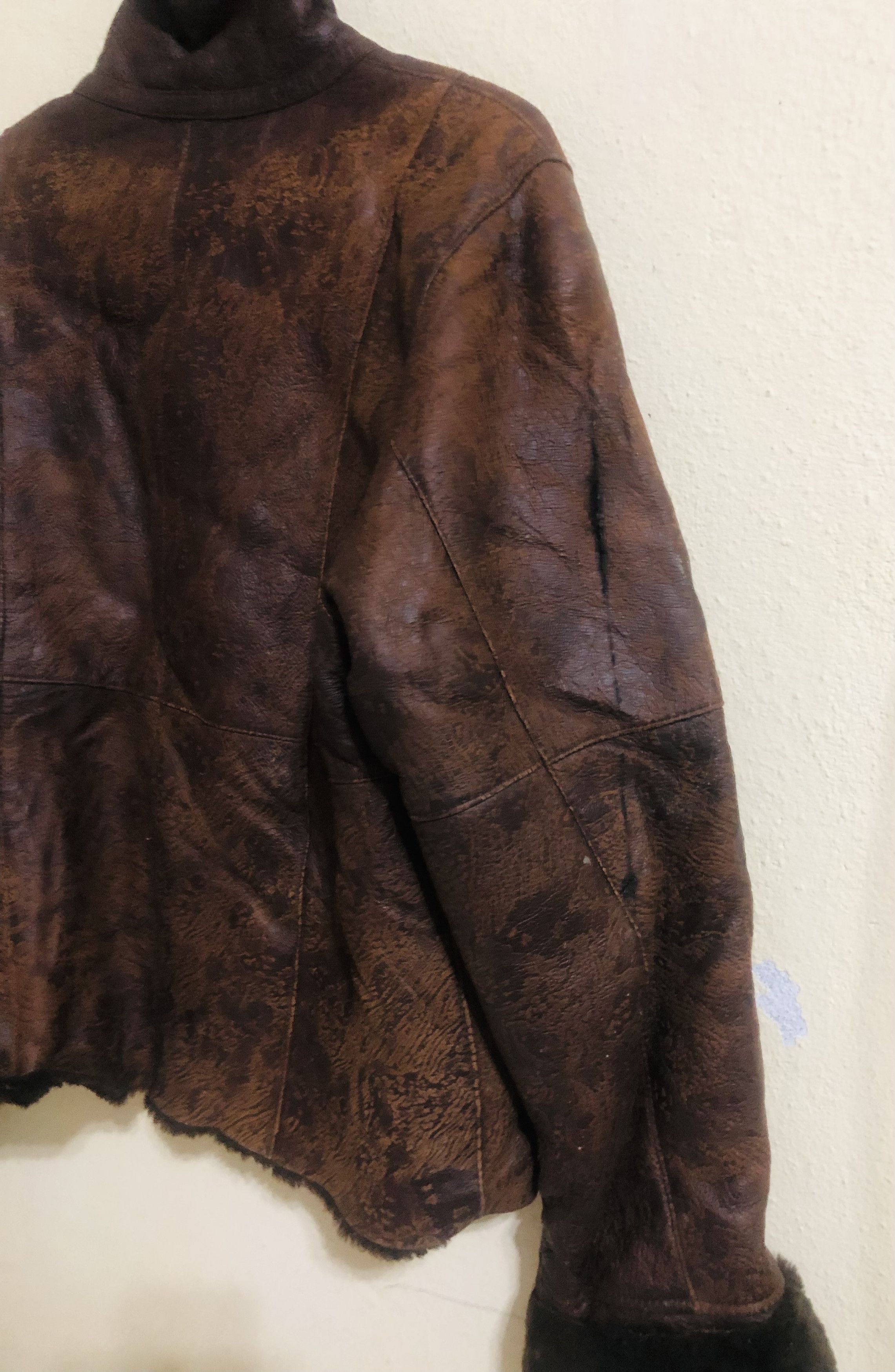 Japanese Brand × Vintage Vintage Leather Japanese Designer Fashion Style Jacket Size US L / EU 52-54 / 3 - 13 Thumbnail