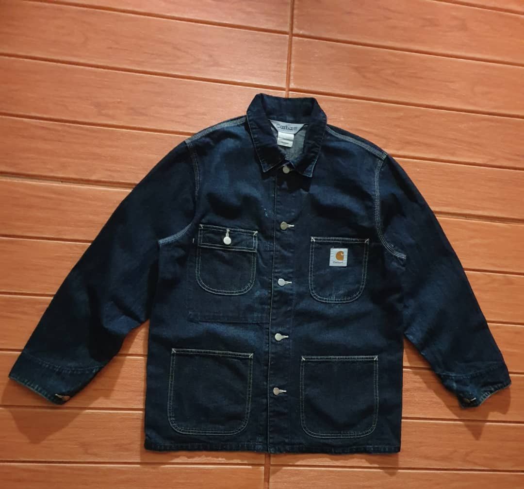 Carhartt 💥Carhartt worker chore blue colour jacket Size US L / EU 52-54 / 3 - 8 Thumbnail