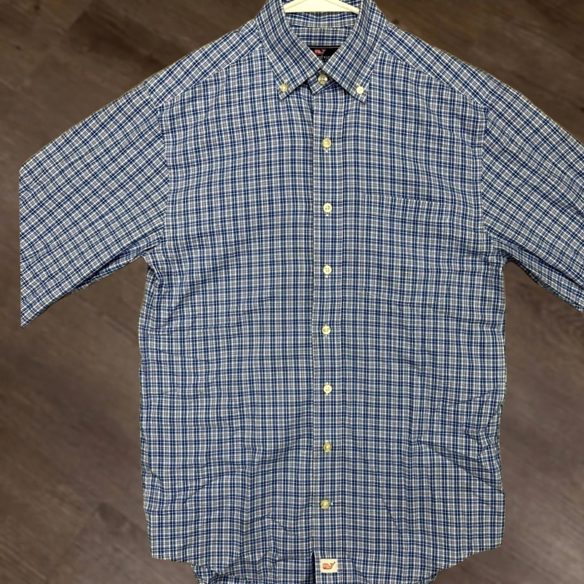 Vineyard Vines Vineyard Vines Murray Shirt Mens Small Blue Plaid Button-Down Long Sleeve EUC Size US S / EU 44-46 / 1 - 1 Thumbnail