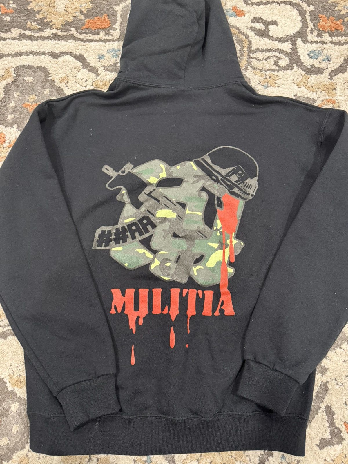Japanese Brand Kankan RR Militia Hoodie Size US L / EU 52-54 / 3 - 5 Thumbnail