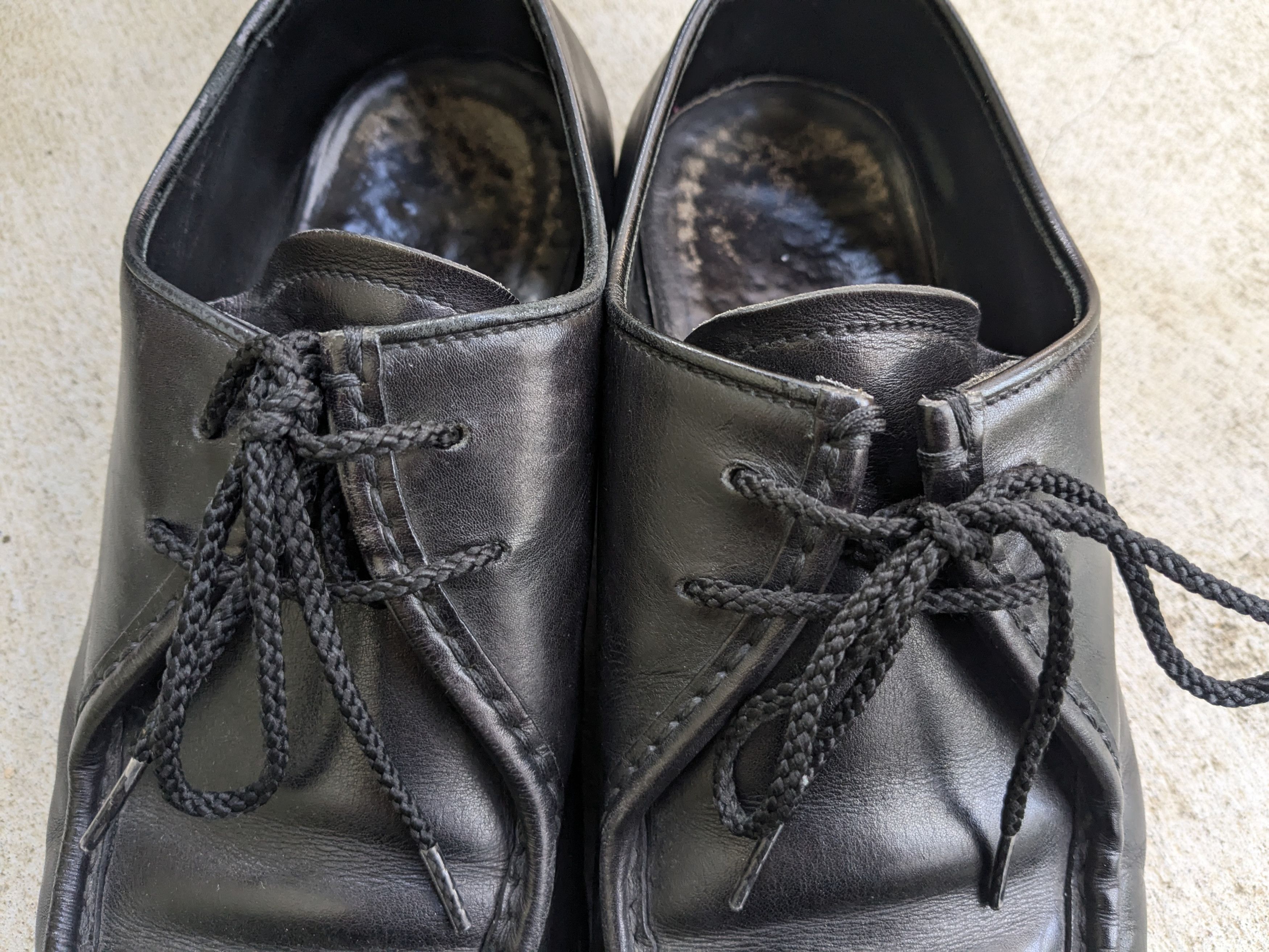 Prada Prada Split Toe Oxfords Derby's Black 11 Leather Bluchers Size US 11 / EU 44 - 4 Thumbnail