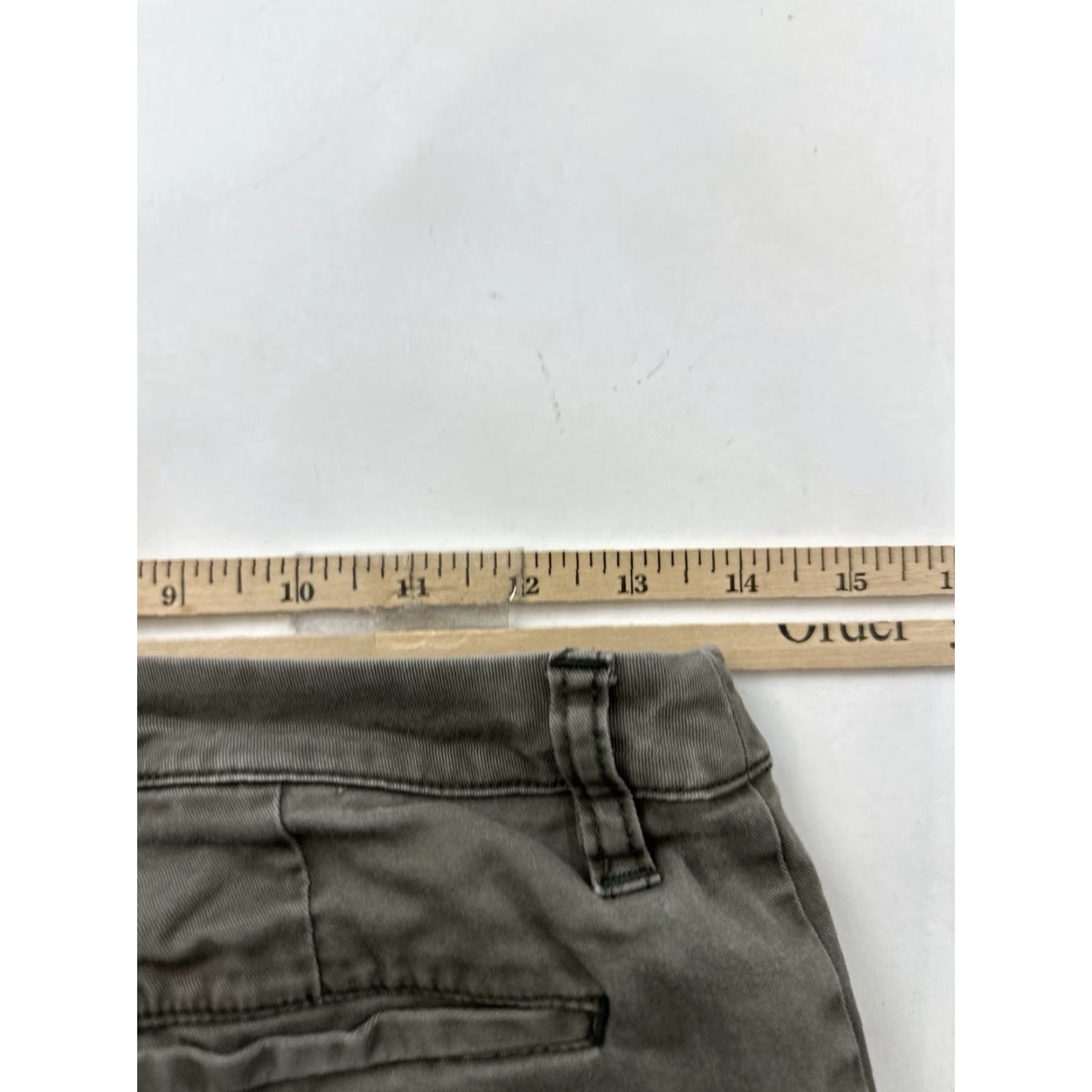 Boden Boden Pants Women’s 4 Brown Green Khaki Chino Trouser, Chino, Cotton, Tapered, Zip Button, Pockets, Regular, Brown Size 27" / US 4 / IT 40 - 8 Thumbnail
