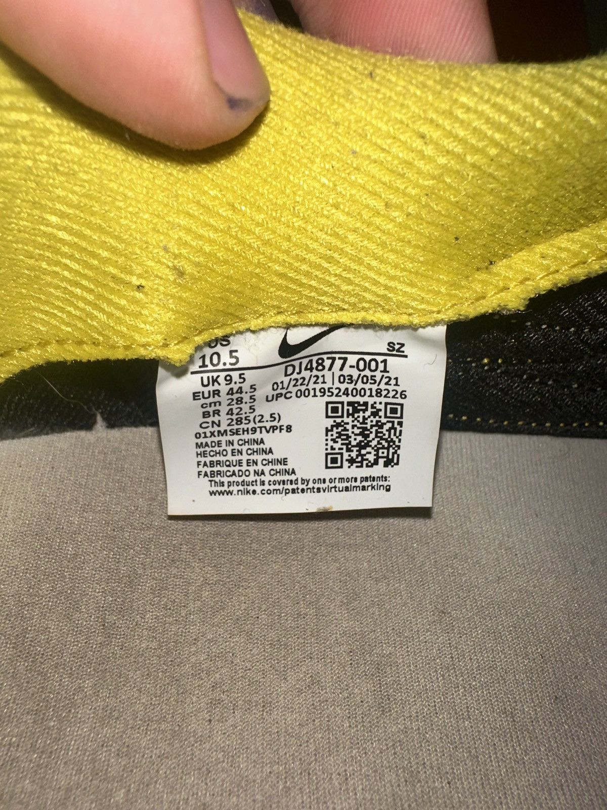 Nike × Sacai Nike LD Waffle Sacai Black Bright Citron Size US 10.5 / EU 43-44 - 5 Thumbnail