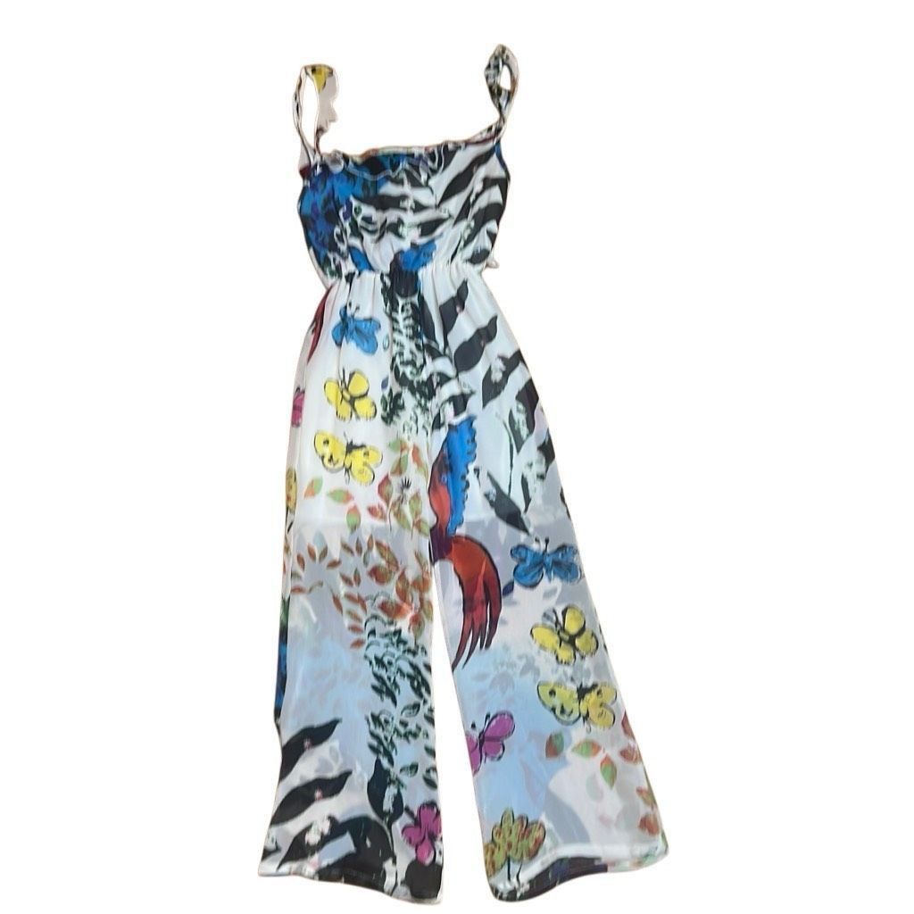 Iceberg Vintage New Iceberg Italy Butterflies Jumpsuit Girls Size XXS / US 00 / IT 34 - 7 Thumbnail