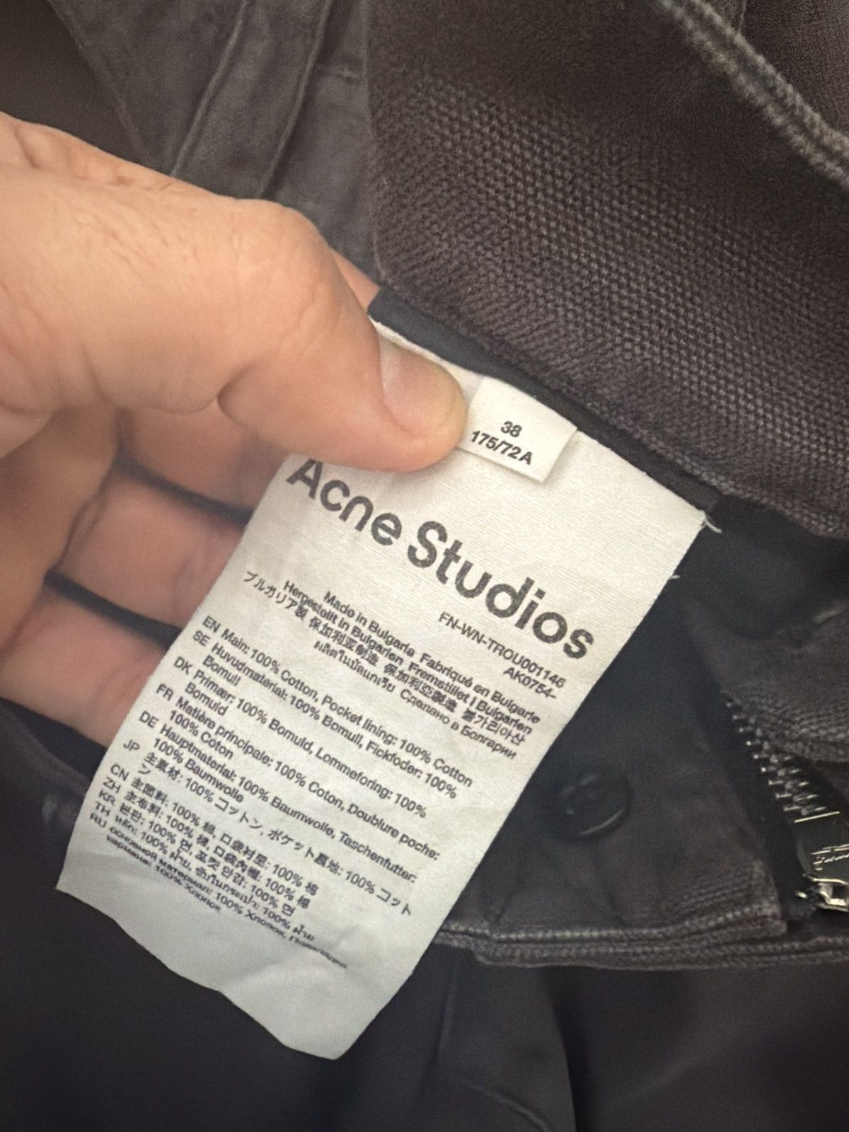 Acne Studios Acne Studio Womens Cargo Pants size 38 (32 men) Size US 32 / EU 48 - 4 Thumbnail