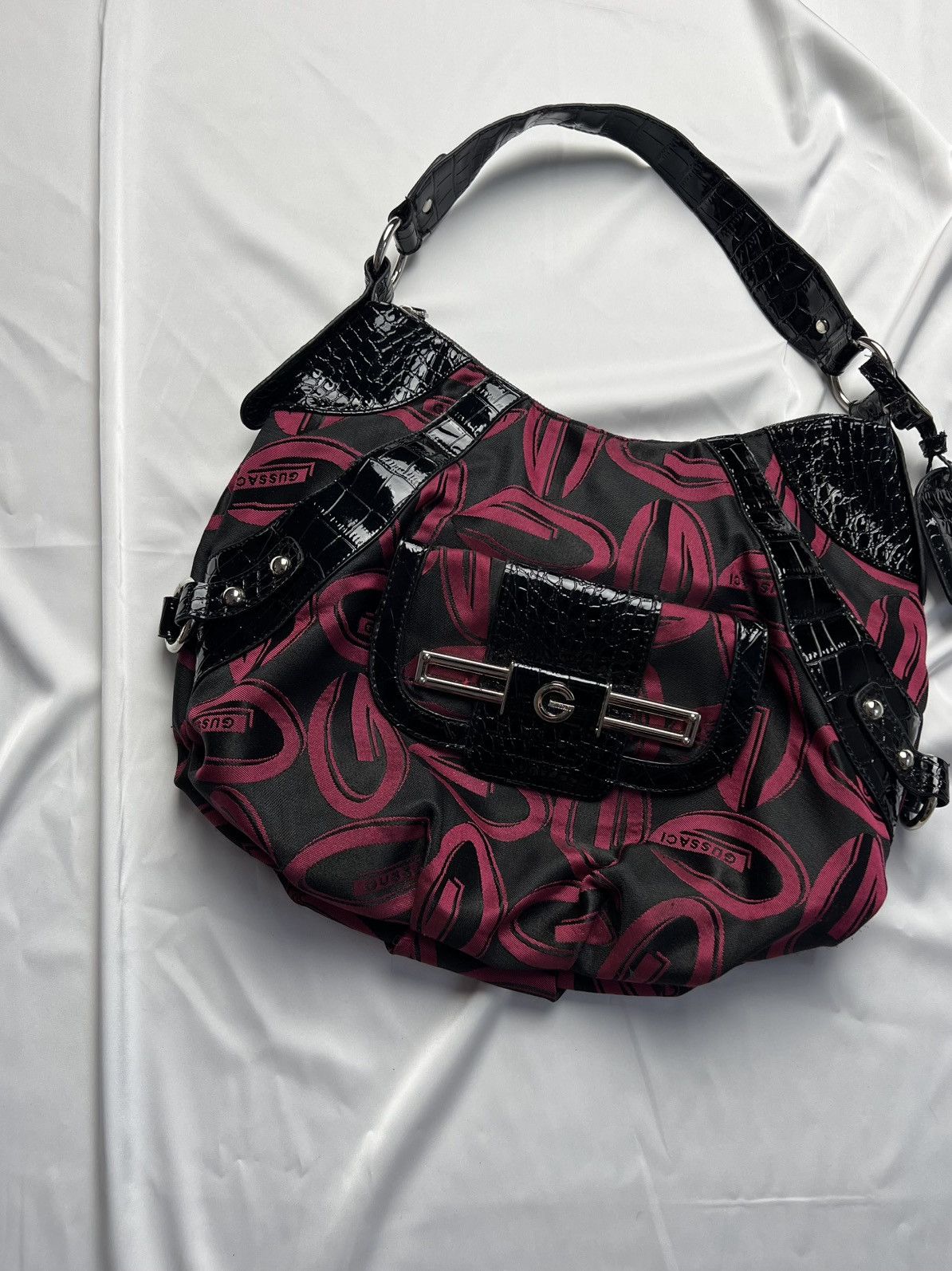 Guess GUSSACI vintage monogram bag Size ONE SIZE - 2 Thumbnail
