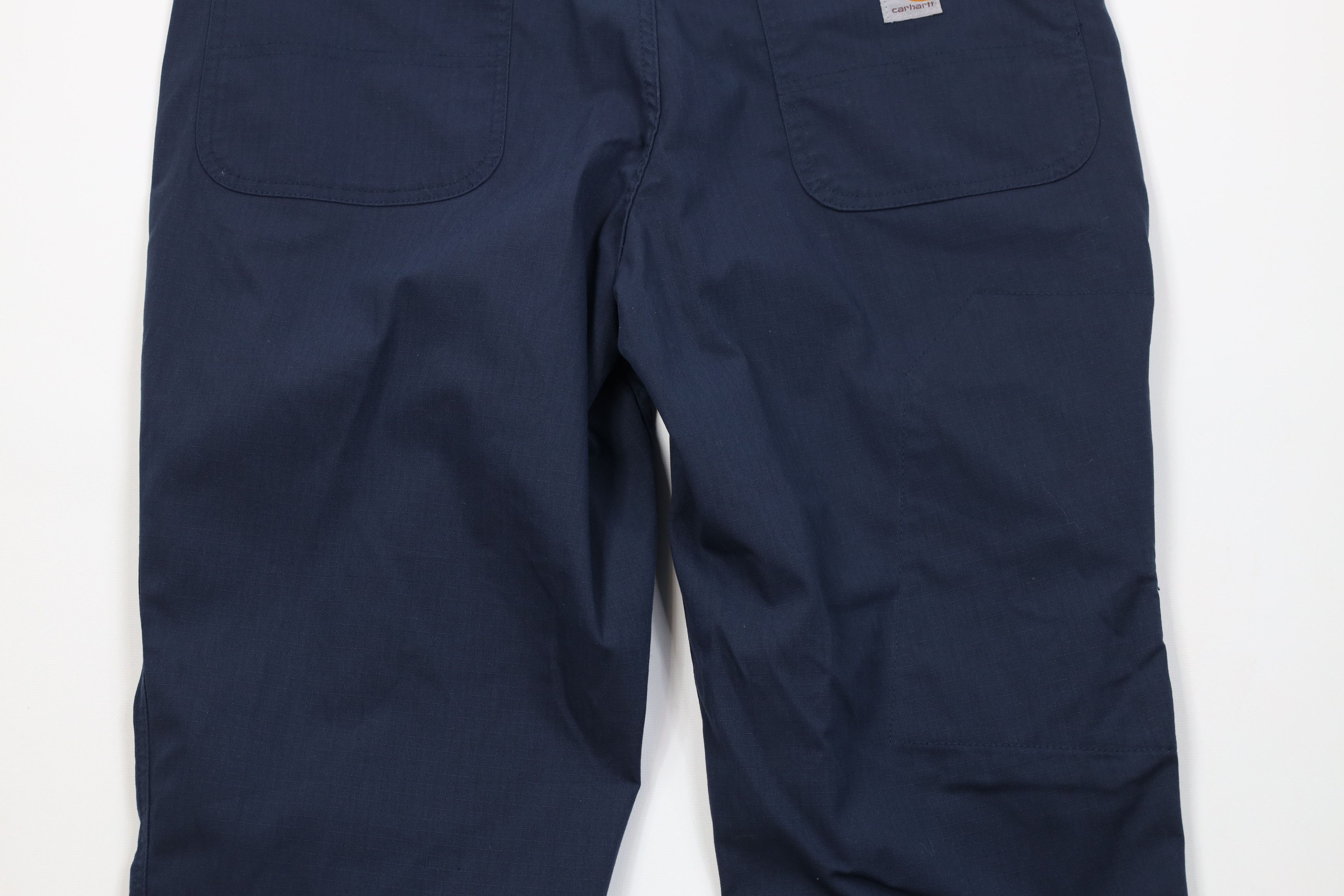 Carhartt Vintage Y2K Carhartt Fit Wide Leg Dungaree Pants Blue Size US 34 / EU 50 - 12 Thumbnail