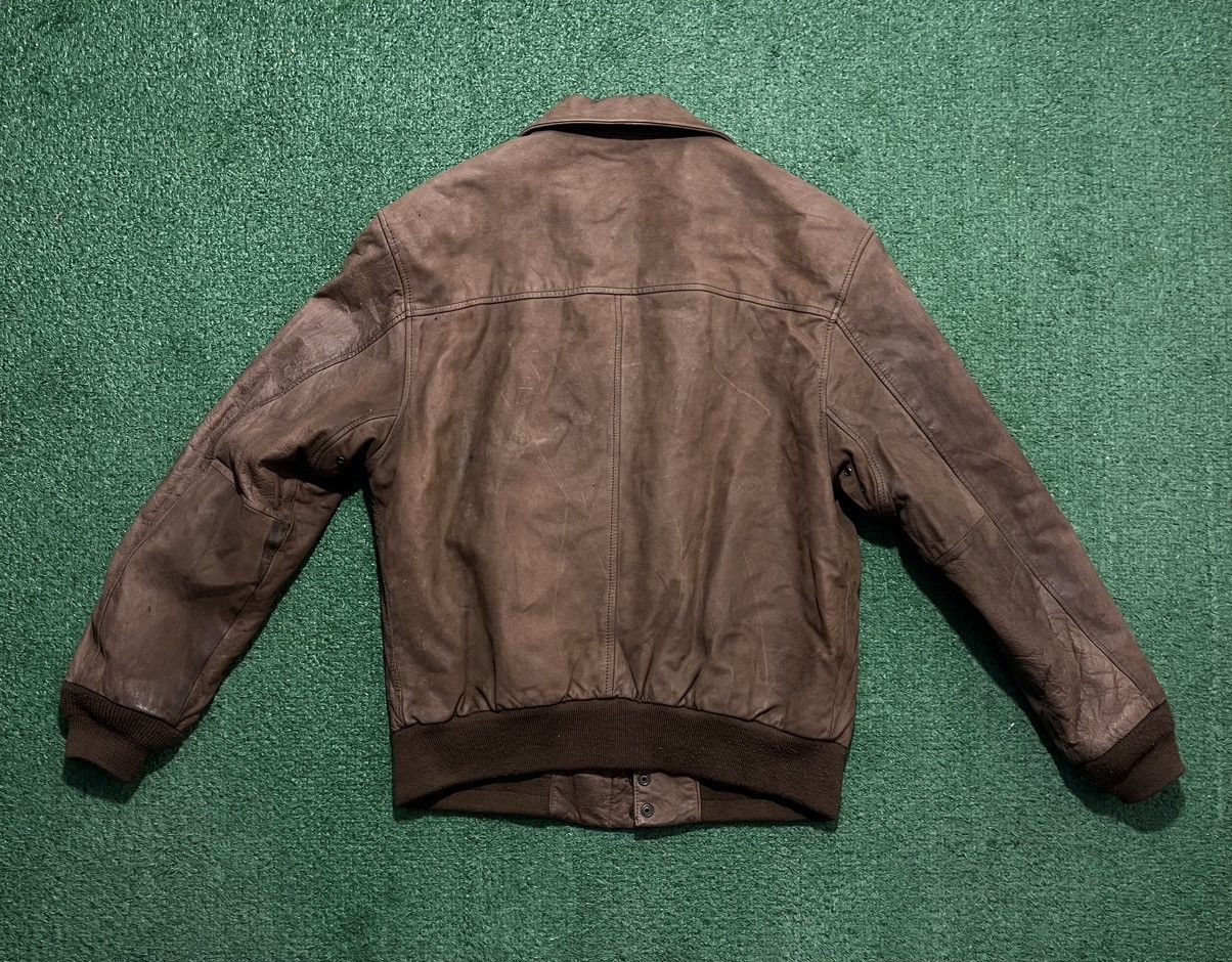 Leather × Vintage Real Leather Jacket Vintage 90s Size US S / EU 44-46 / 1 - 2 Thumbnail