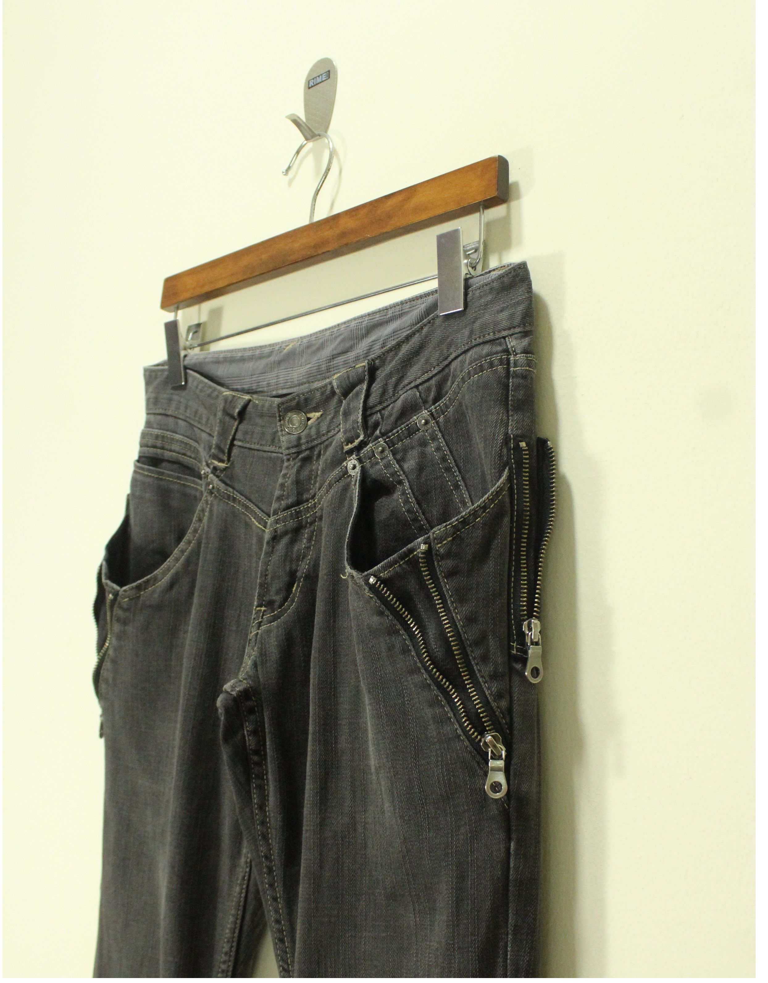 PPFM PPFM Denim Stretchy Multi Zippers Pockets Size US 30 / EU 46 - 2 Thumbnail