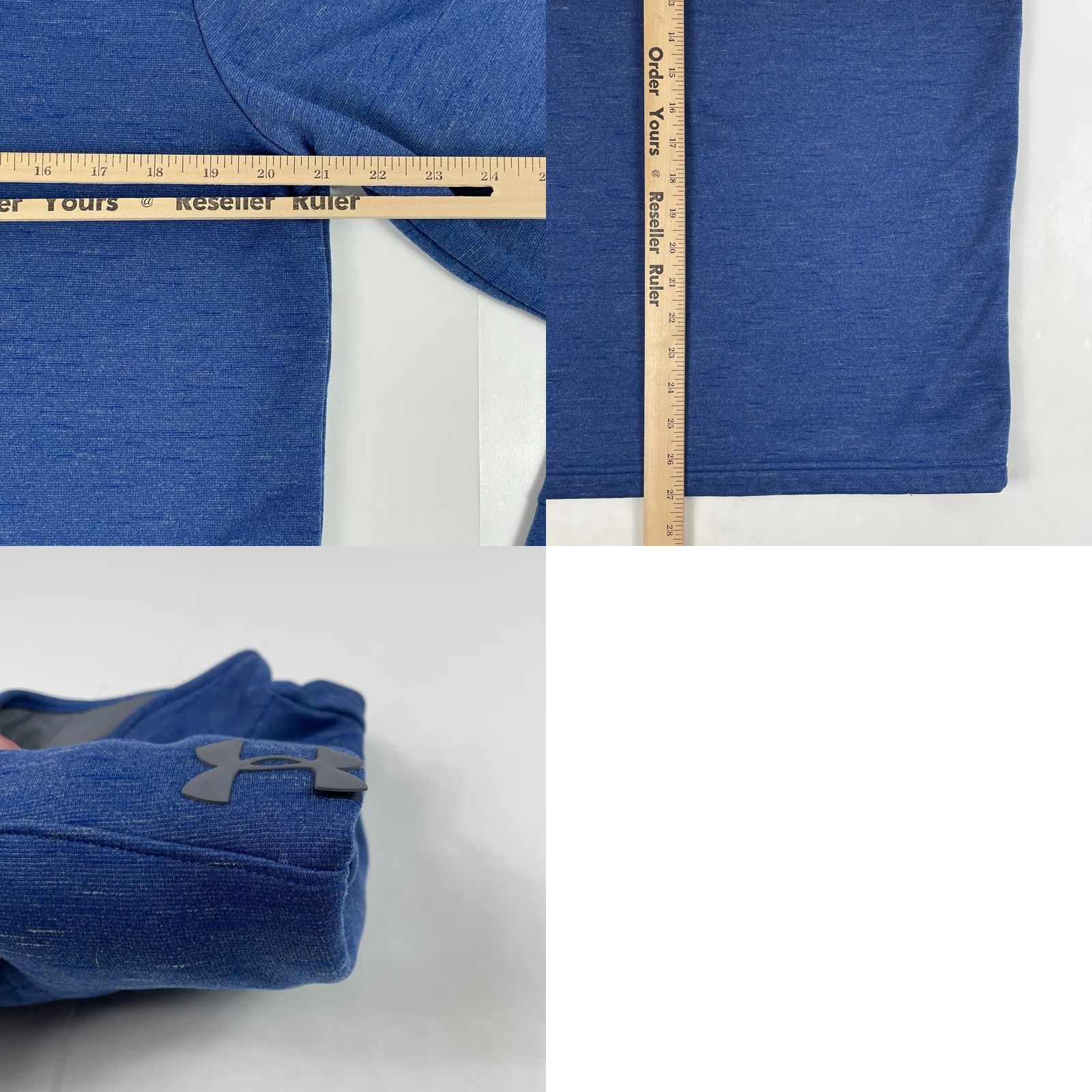 Under Armour Under Armour Sweater Mens Medium Blue ColdGear 1/4 Zip Pullover Gy m Golfing Size US M / EU 48-50 / 2 - 9 Thumbnail