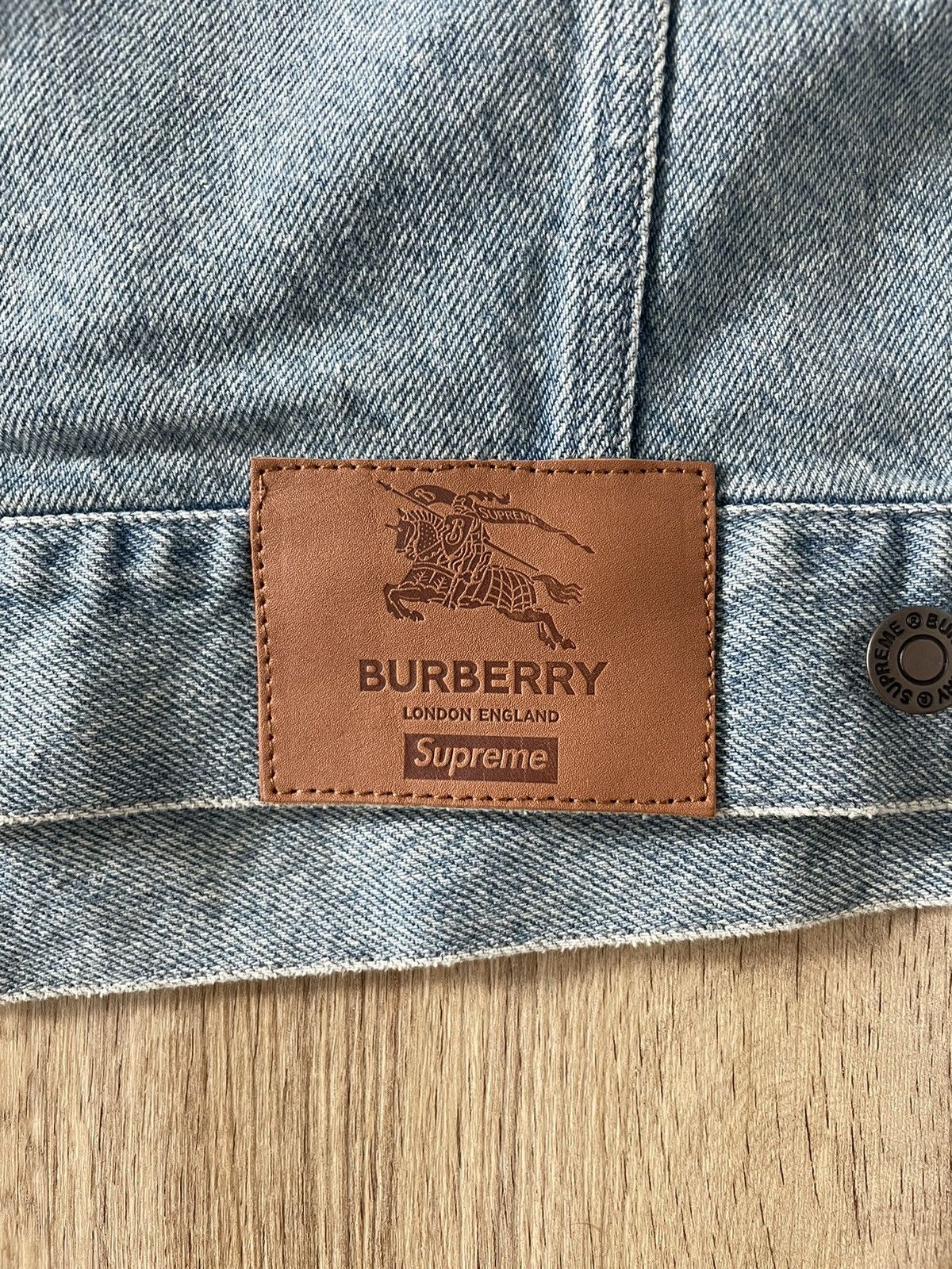 Burberry × Supreme Supreme x Burberry Denim Trucker Jacket