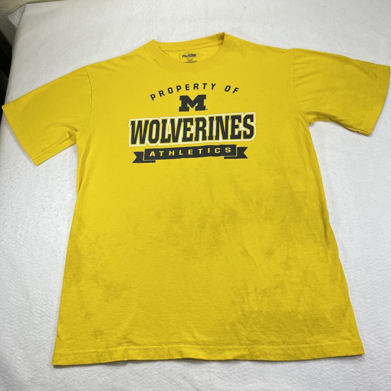 Pro Edge ProEdge University Of Michigan Wolverine Men’s Large Tee Size US L / EU 52-54 / 3 - 1 Thumbnail