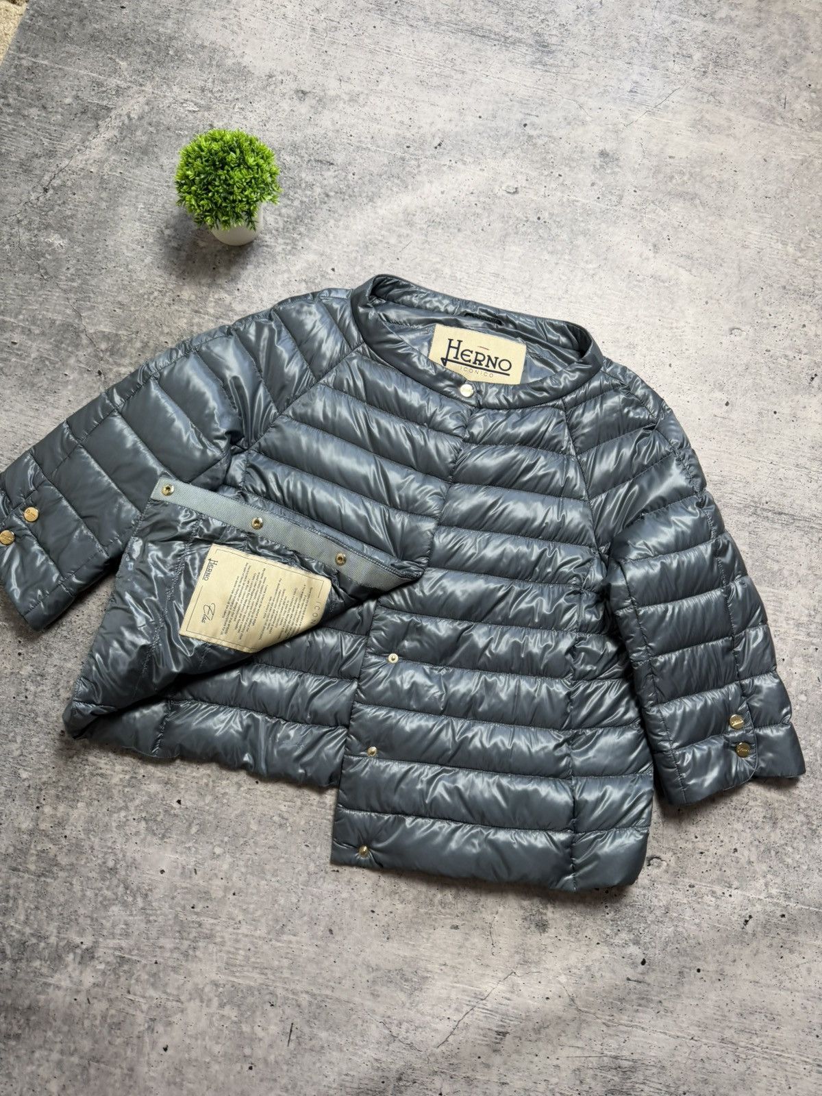 Herno Herno Iconico Elsa Light Down Puffer Padded Jacket Size XL / US 12-14 / IT 48-50 - 3 Thumbnail