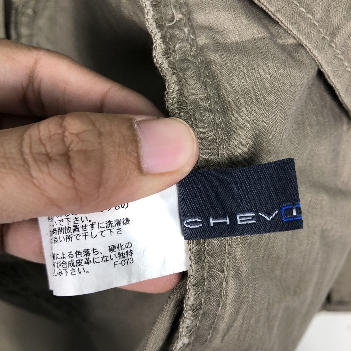 Chevignon 📌Vintage Biker Jacket Chevignon Leather Collar Rare Design Size US M / EU 48-50 / 2 - 23 Thumbnail