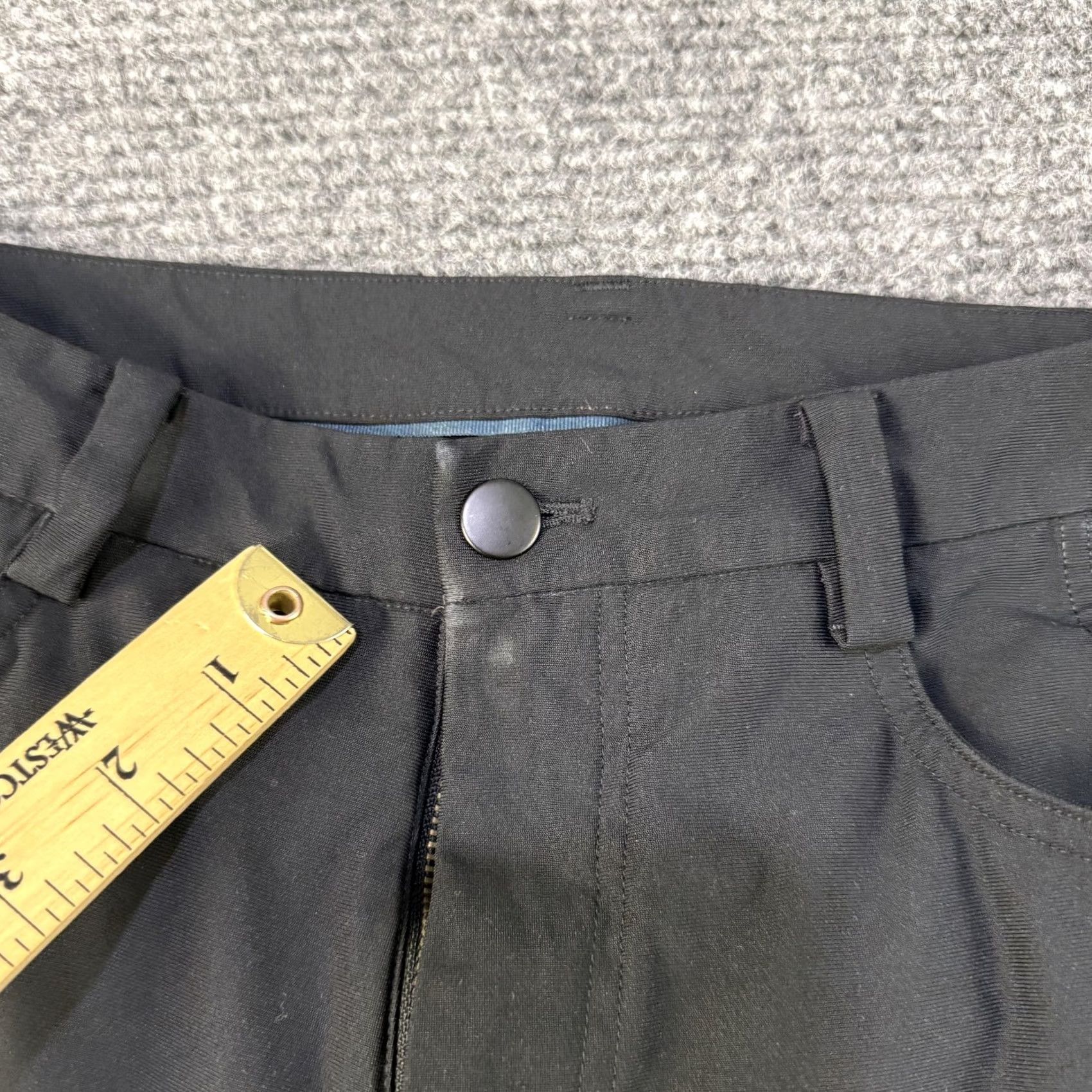 Lululemon Lululemon Pants Mens Black 34 34x30 Athletic Casual Commuter 5 Pocket Stretch Size US 34 / EU 50 - 5 Thumbnail
