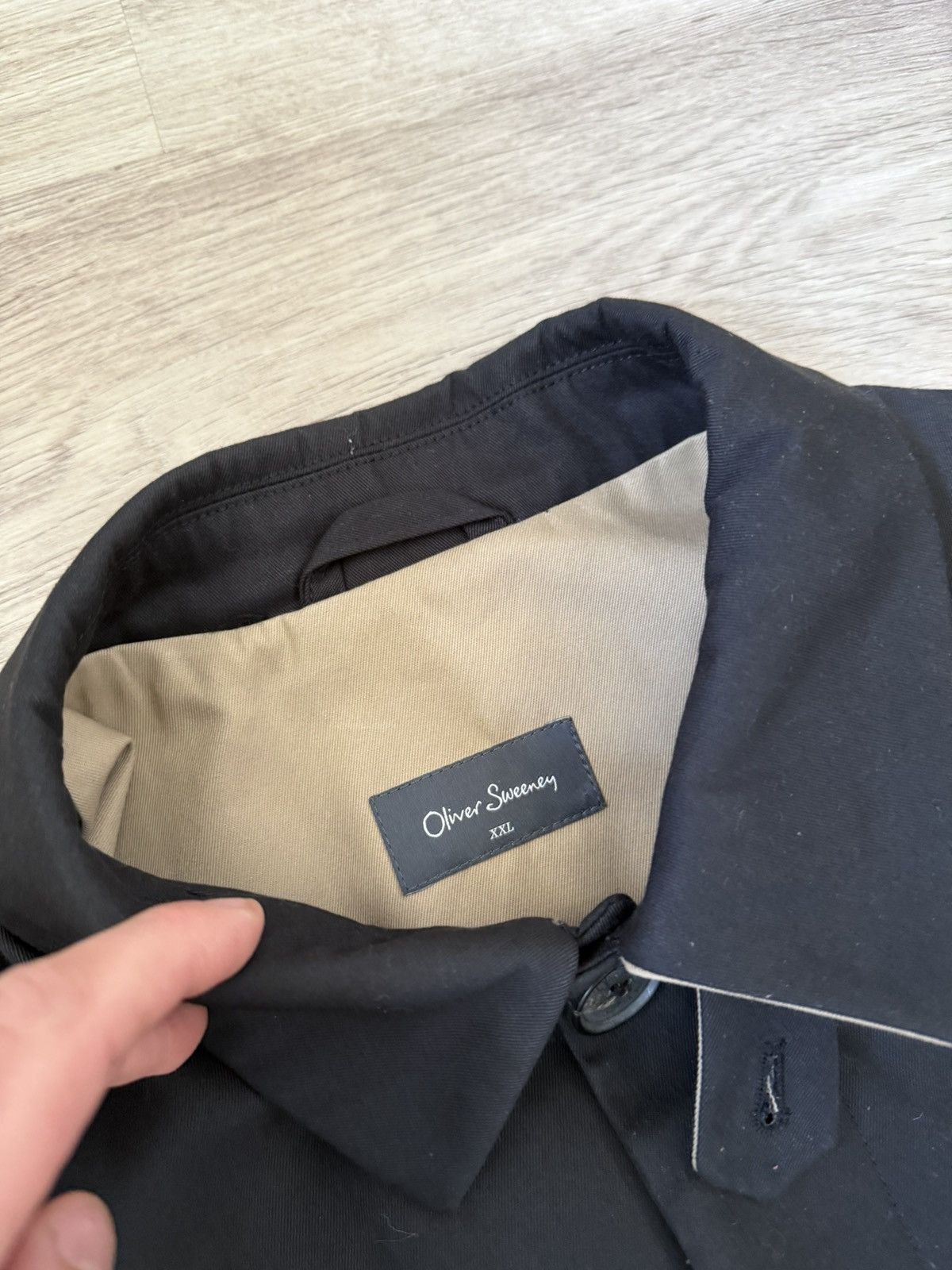 Oliver Sweeney Oliver Sweeney Minimal Mac Coat Blue Fits L XL Clean Design Size US L / EU 52-54 / 3 - 6 Thumbnail