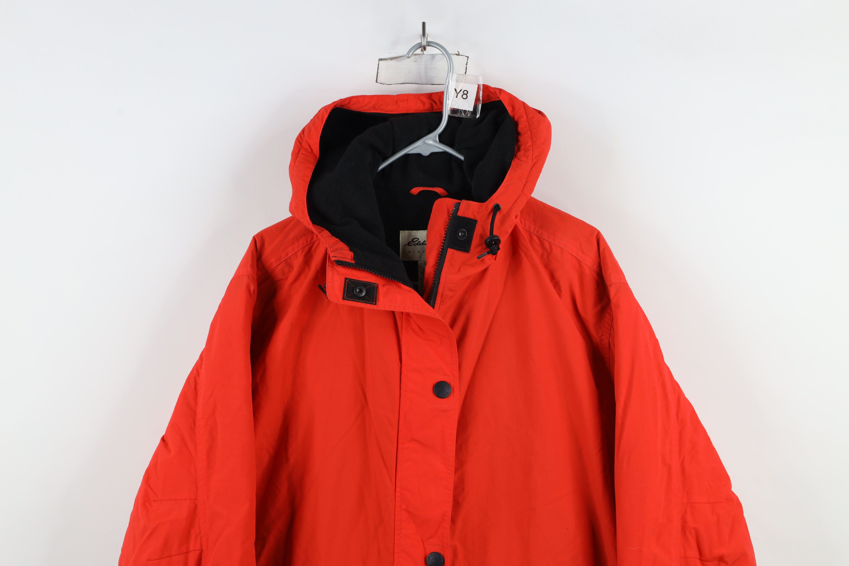 Eddie Bauer × Vintage Vintage 90s Eddie Bauer Lined Hooded Full Zip Parka Jacket Size M / US 6-8 / IT 42-44 - 2 Thumbnail