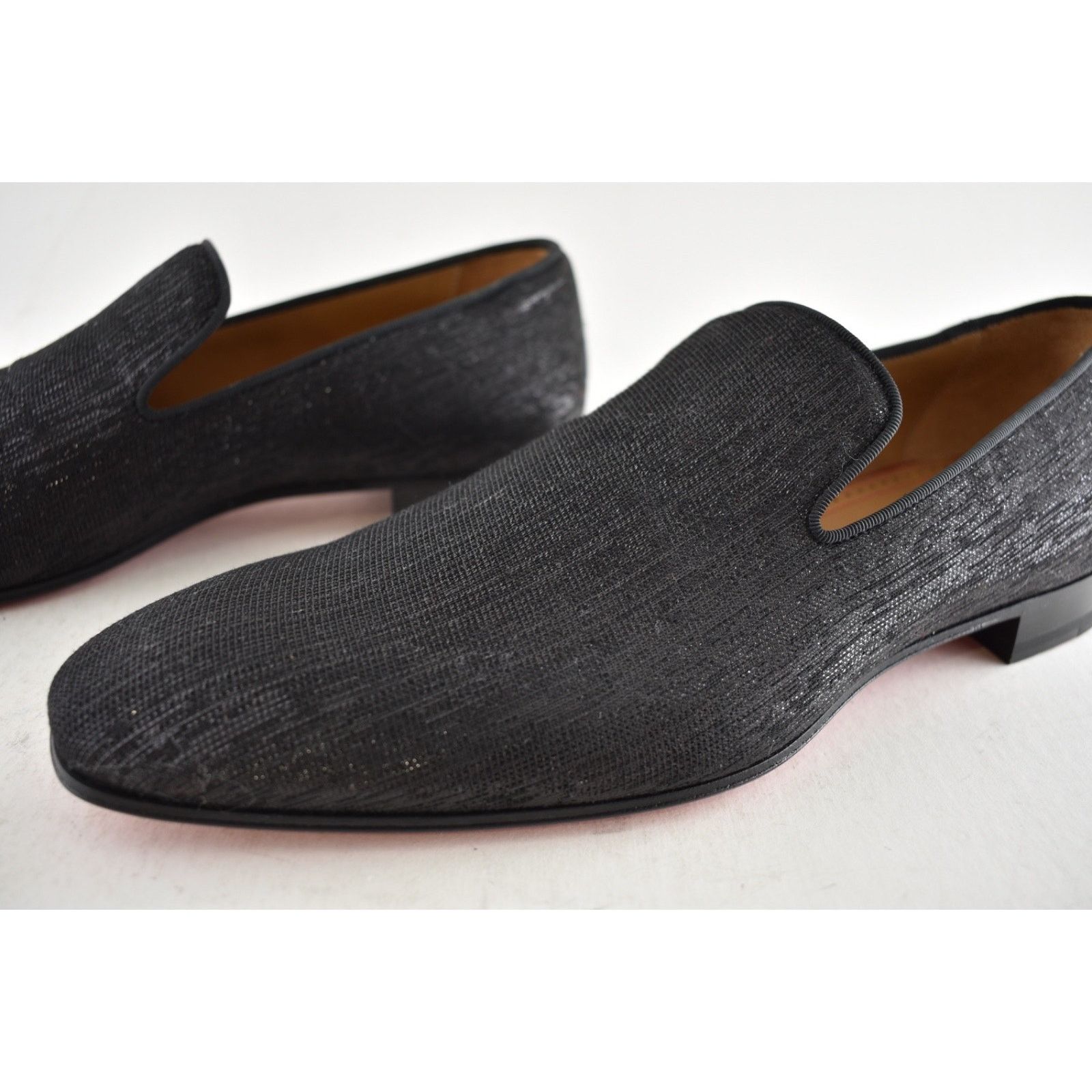 Christian Louboutin Christian Louboutin Black Shantung Diams Dress Loafer 43 10 Size US 10 / EU 43 - 12 Thumbnail
