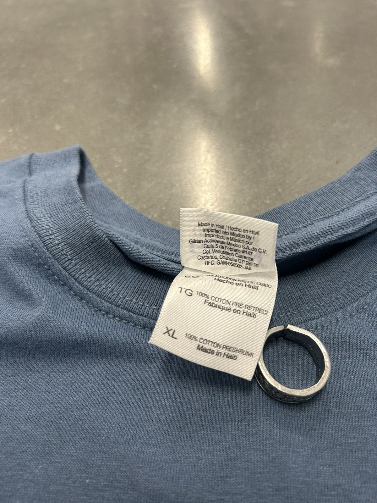 Gildan Y2K Blue I'd Agree With You But Then We'd Both Be Wrong Tee Size US XL / EU 56 / 4 - 3 Thumbnail