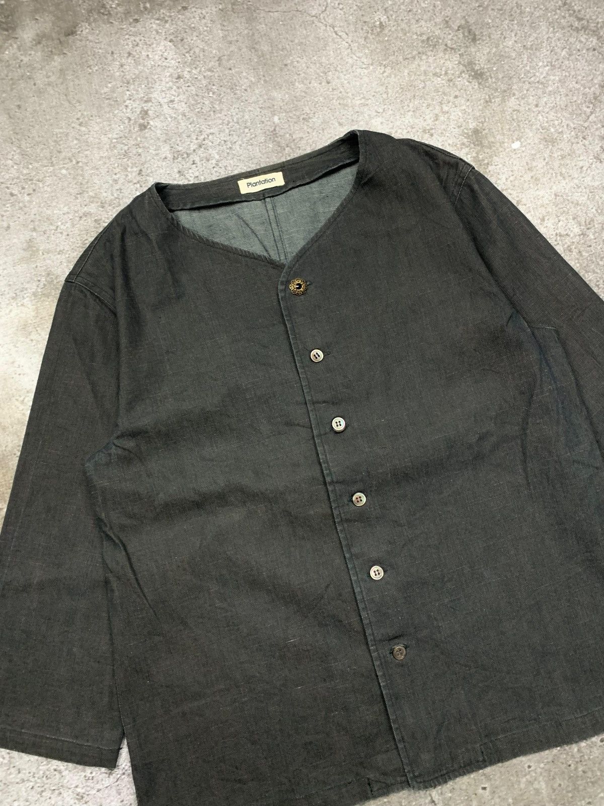 Issey Miyake Plantation By Issey Miyake Button Denim Shirt Size US M / EU 48-50 / 2 - 1 Thumbnail