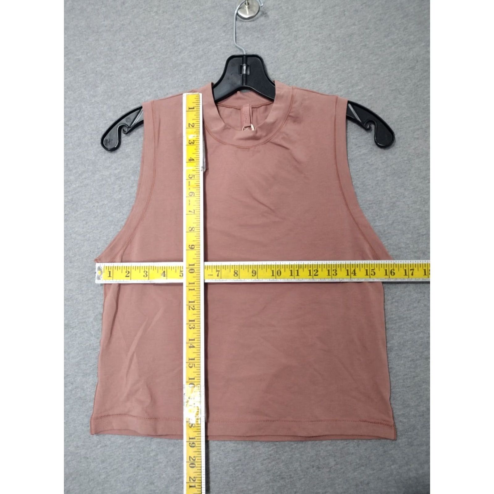 SKIMS Skims Sleeveless Cotton Mock Neck Tank Top Rose Clay 2X AP-TNK-0268 Size XXL / US 16-18 / IT 52-54 - 4 Thumbnail
