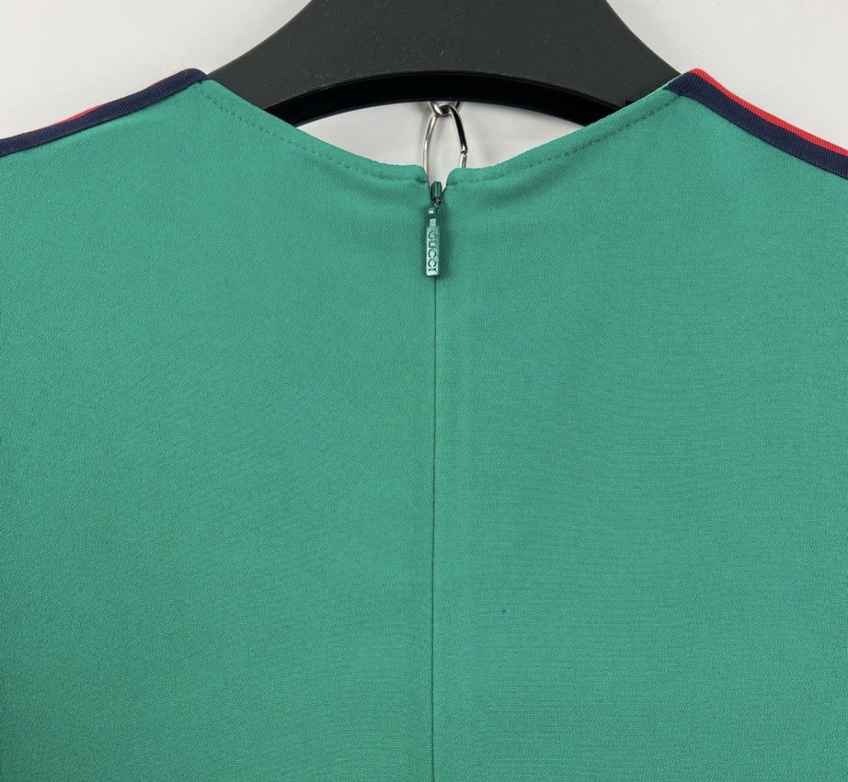 Gucci Gucci/Classic Red & Green Web Dress K12 Size XS / US 0-2 / IT 36-38 - 4 Thumbnail