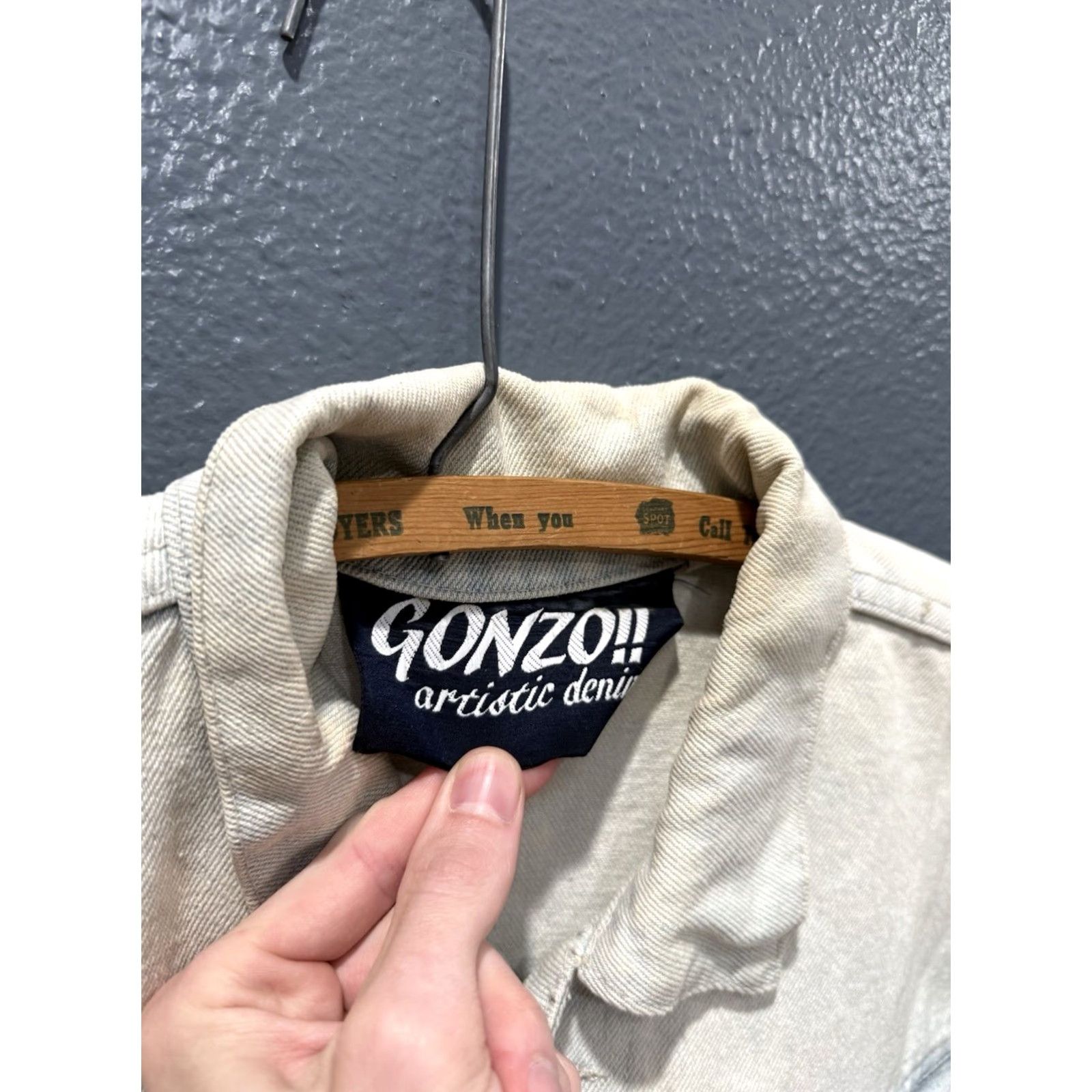 Denime VINTAGE Gonzo York City Skyline Airbrush Denim Jacket, 80s, Women XL, Blue, Denim, Jacket, 80s, Womens, York City Skyline, Basic Jacket, Vintage 80s Size 40" / US 18 - 4 Thumbnail