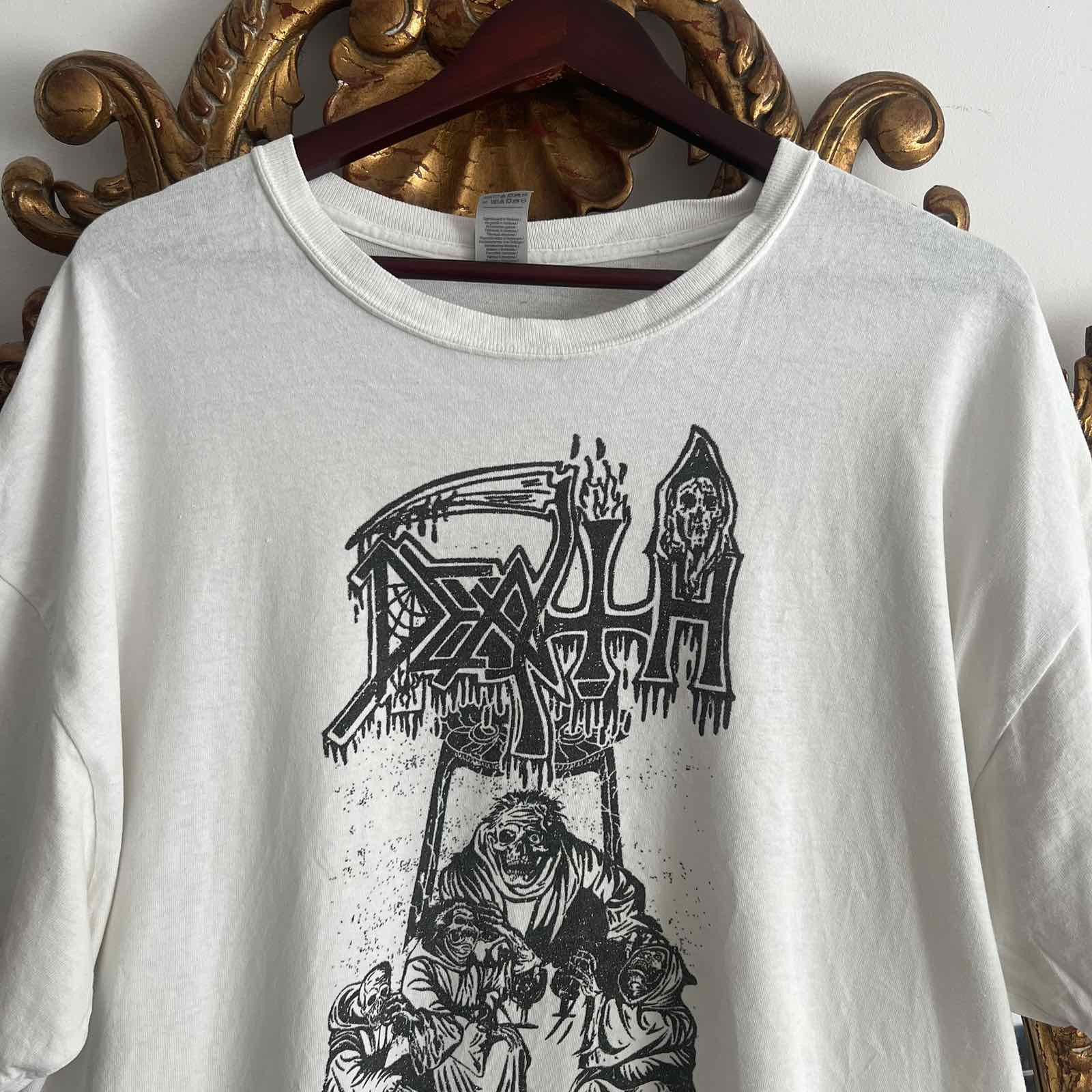 Band Tees Vintage Death Metal Rock Band Tee 90s Graphic Horror Sz XXL Size US XXL / EU 58 / 5 - 4 Thumbnail