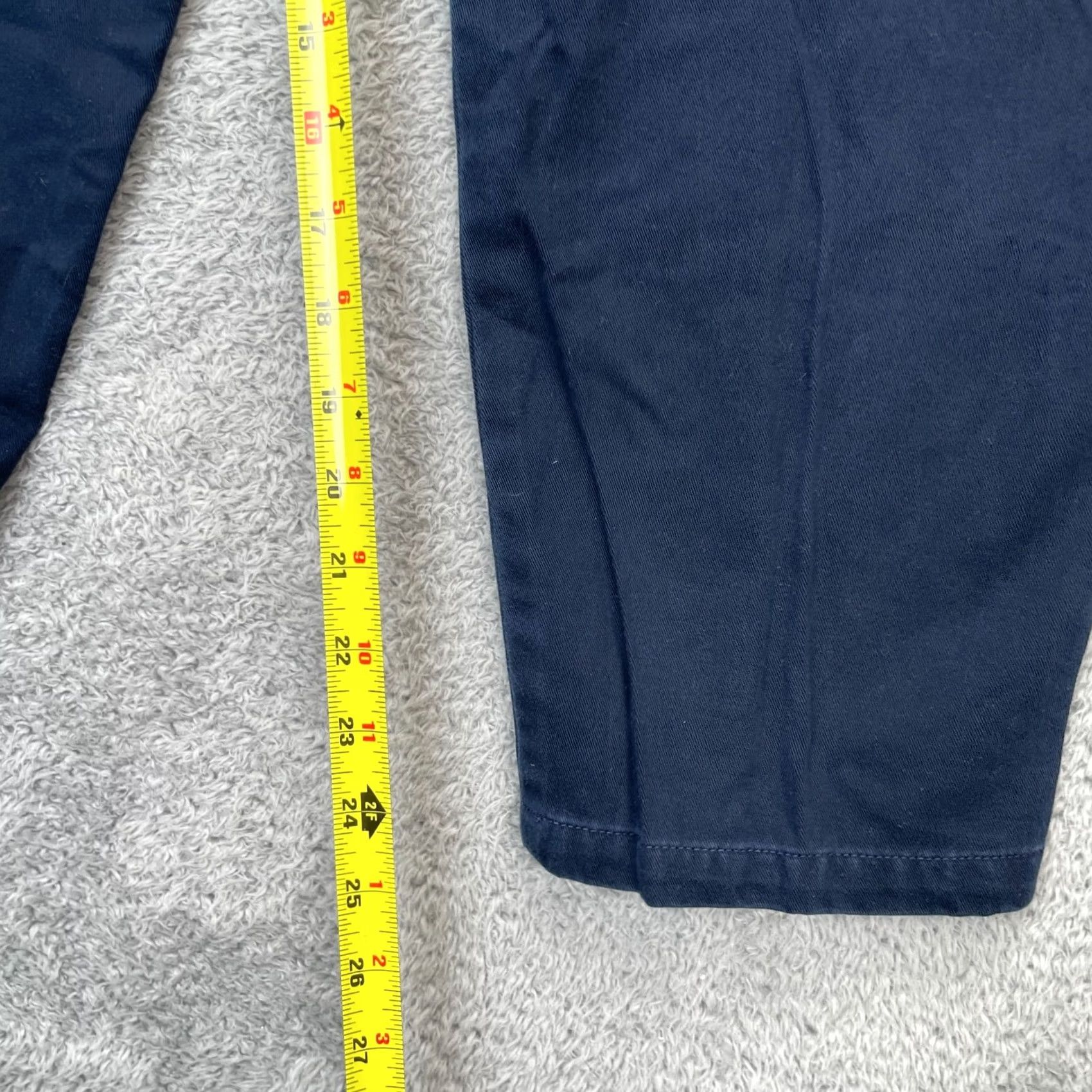 Ralph Lauren VINTAGE Lauren Ralph Lauren Pants Womens 8 Petite Blue Chino Cotton Tapered Leg Size 30" / US 8 / IT 44 - 7 Thumbnail
