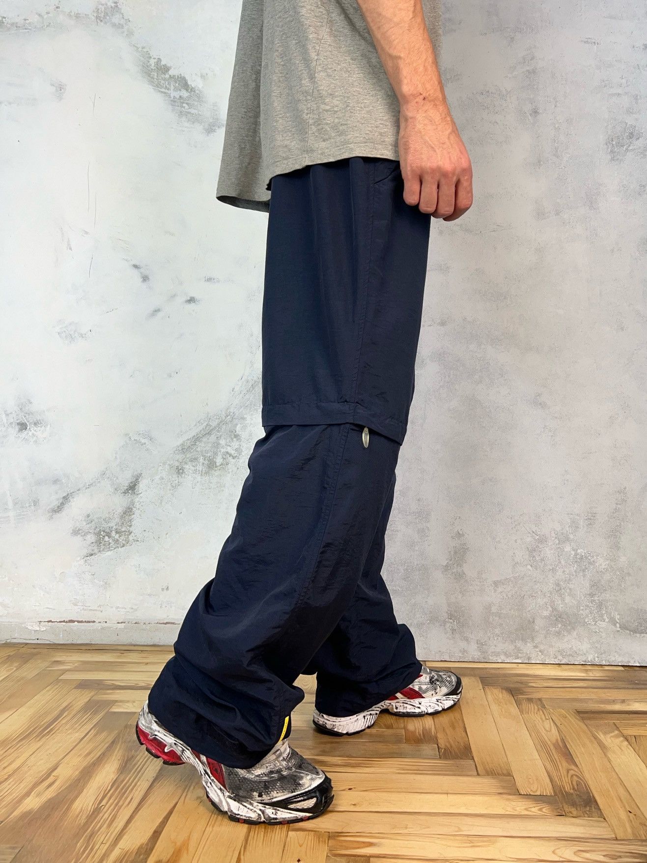 Reebok Vintage Reebok Blue Jogger Track Pants / Shorts L - XL Size US 34 / EU 50 - 3 Thumbnail