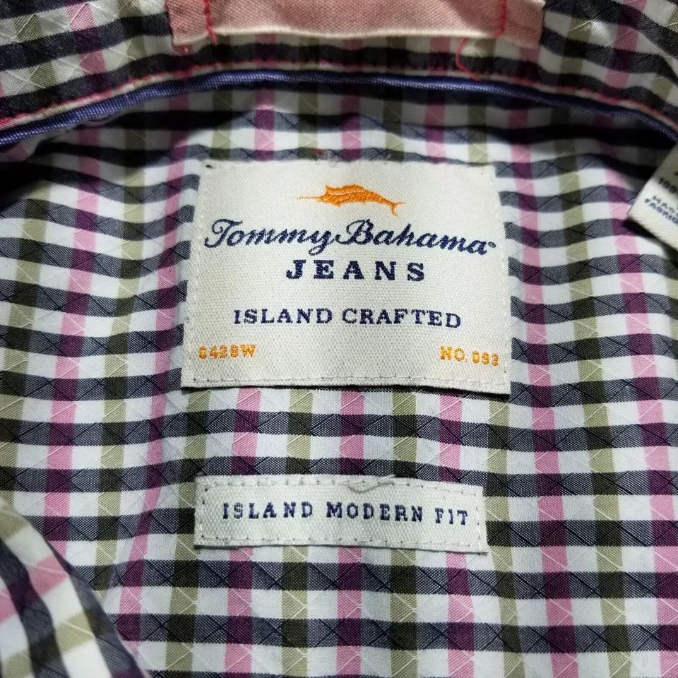 Tommy Bahama Tommy Bahama Shirt Mens XXL Check Button Up Long Sleeve Size US XXL / EU 58 / 5 - 5 Thumbnail