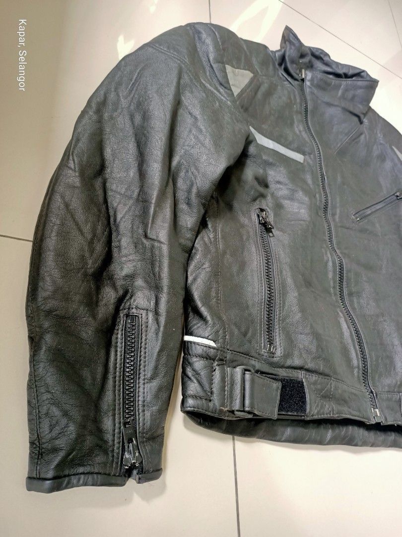 Dainese Vintage dainese black leather motorcycle jacket Size US M / EU 48-50 / 2 - 4 Thumbnail