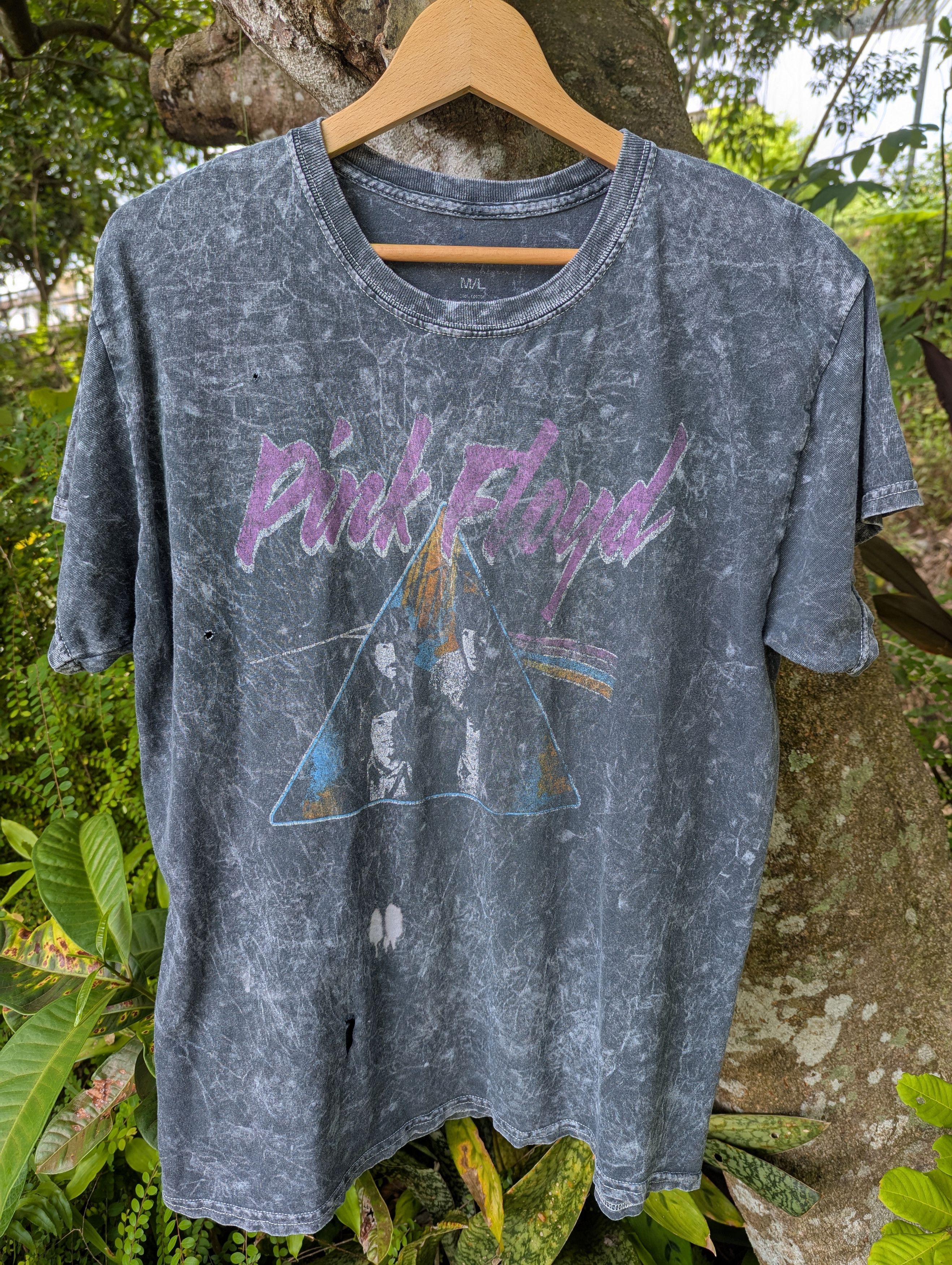 Band Tees Thrased Pink Floyd Band Tshirt Size US M / EU 48-50 / 2 - 1 Thumbnail