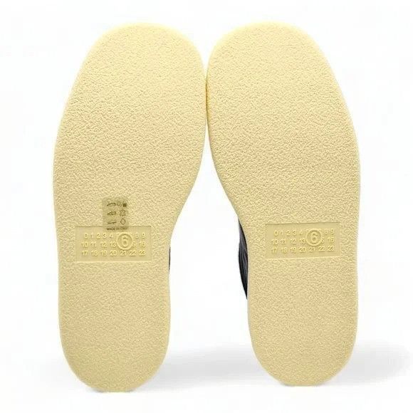 MM6 MAISON MARGIELA Shearling-Lined Low Top Sneakers 45