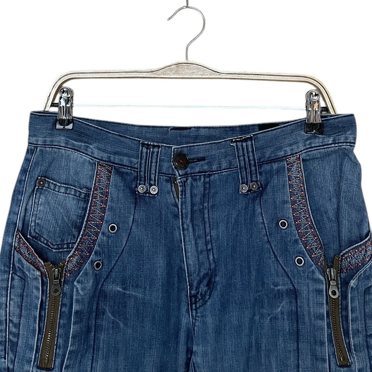 Japanese Brand × Vintage × semanticdesign Vintage Japanese Brand Semantic Design Jeans 2000s Size US 29 - 7 Thumbnail