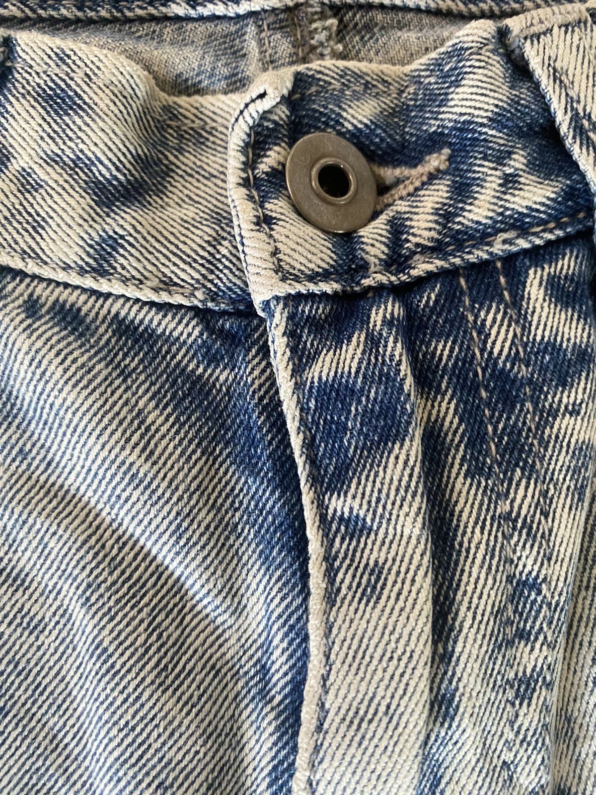 Japanese Brand × Vintage Vintage Cube Sugar Acid Wash Workwear Denim Pant Size US 29 - 6 Thumbnail