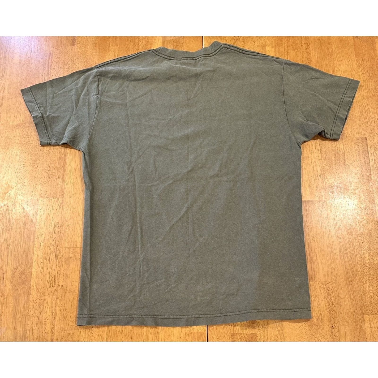 Vintage Acquire The Fire Battle Cry T Shirt Large Shirt Mens L Green 3D Cotton Crew Neck Short Sleeve Alstyle Regular Size: L Size US L / EU 52-54 / 3 - 2 Thumbnail
