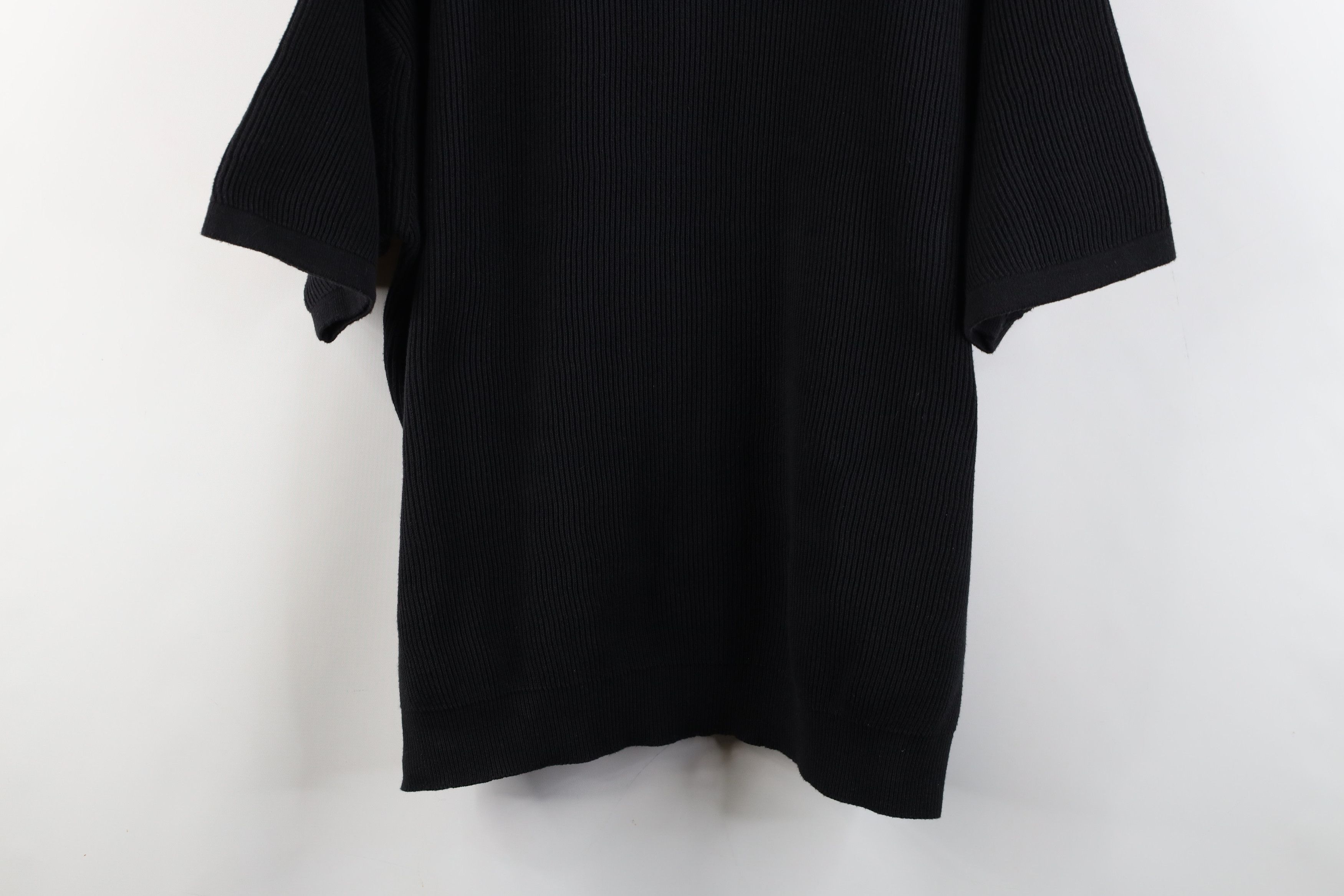 Vintage Vintage 90s Streetwear Ribbed Knit Short Sleeve T-Shirt Size 3XL / US 20-22 - 3 Thumbnail