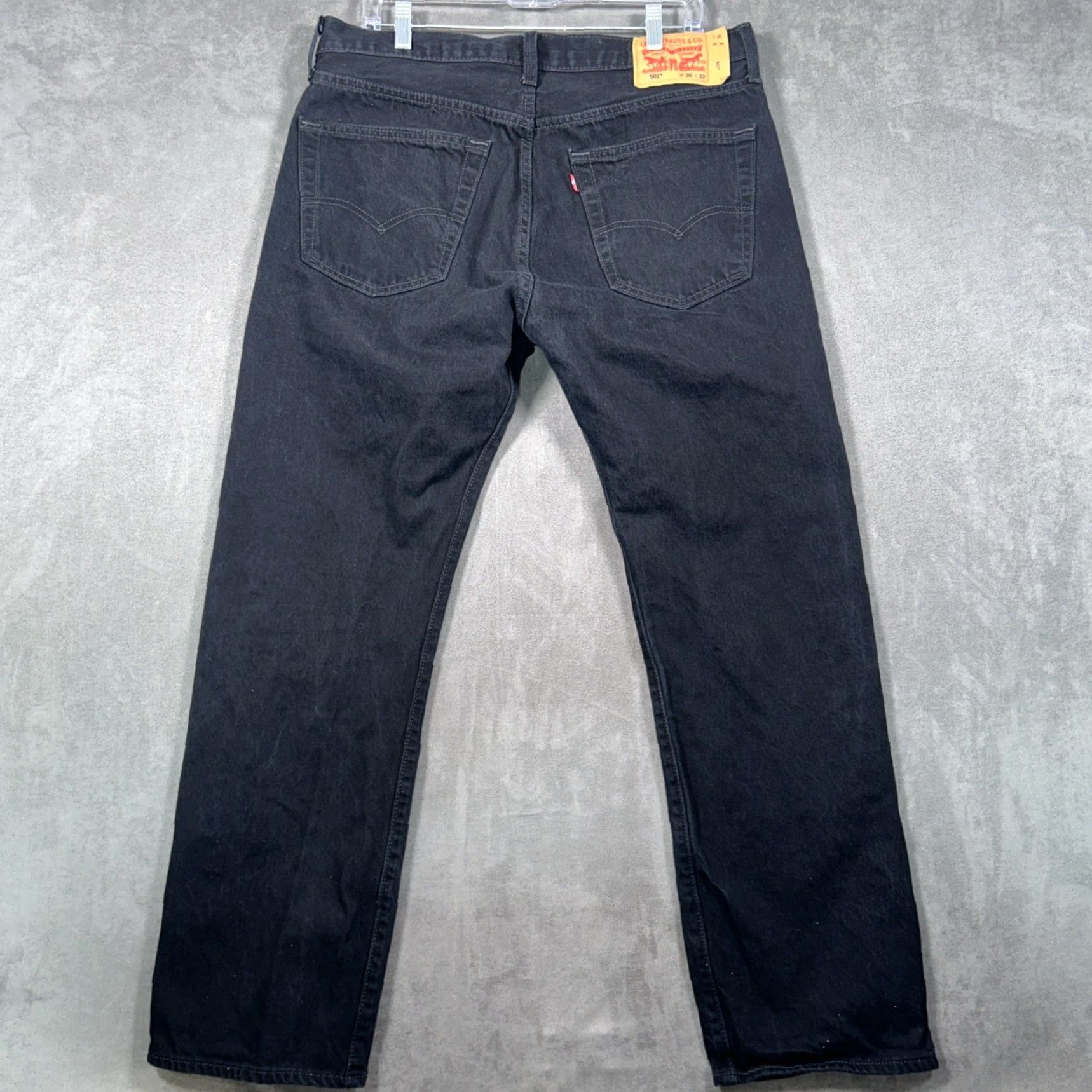 Levi's Levi’s 501 Jeans Mens Regular 34x30 Black Denim Straight Leg Button Fly 5-Pocket USA Vintage No Size US 34 / EU 50 - 7 Thumbnail