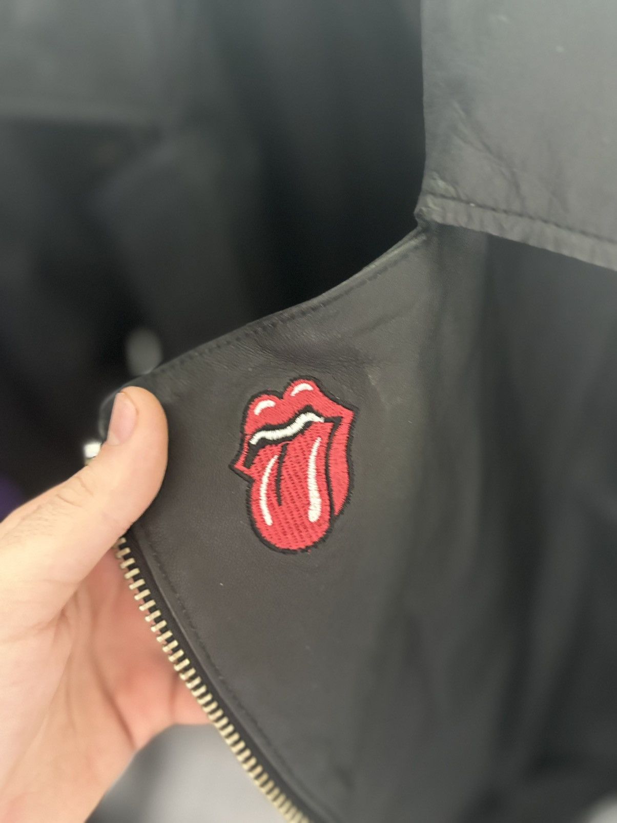 The Rolling Stones Vintage Rolling Stones Leather Jacket sz S Size S / US 4 / IT 40 - 5 Thumbnail