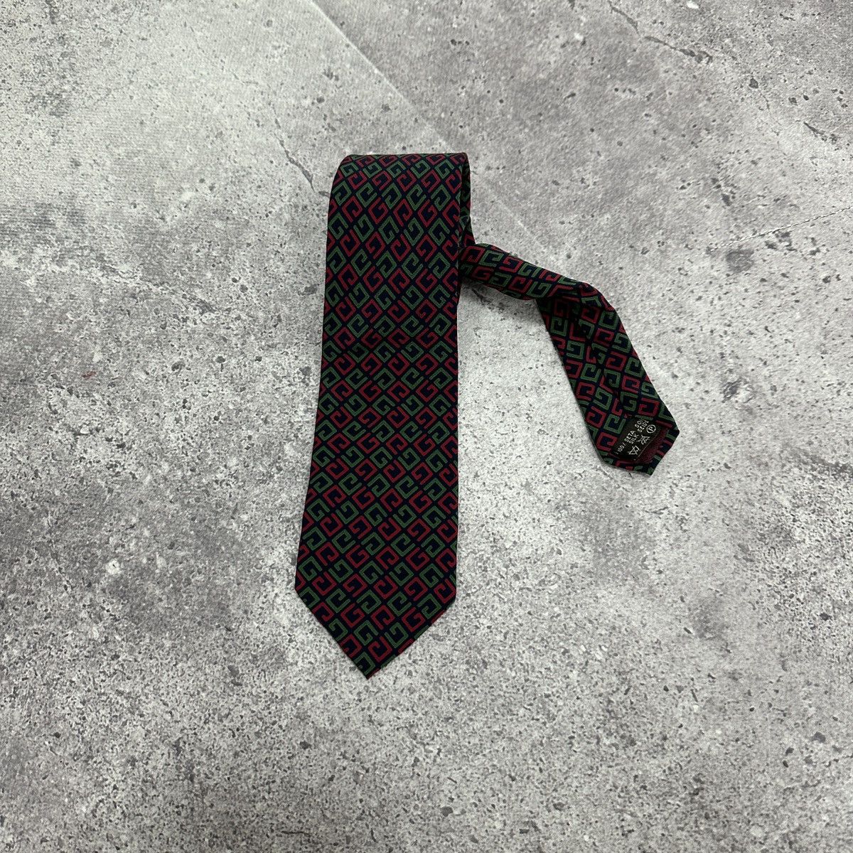 Vintage Vintage 90s Givenchy Gentleman Paris Monogram silk tie y2k Size ONE SIZE - 1 Thumbnail