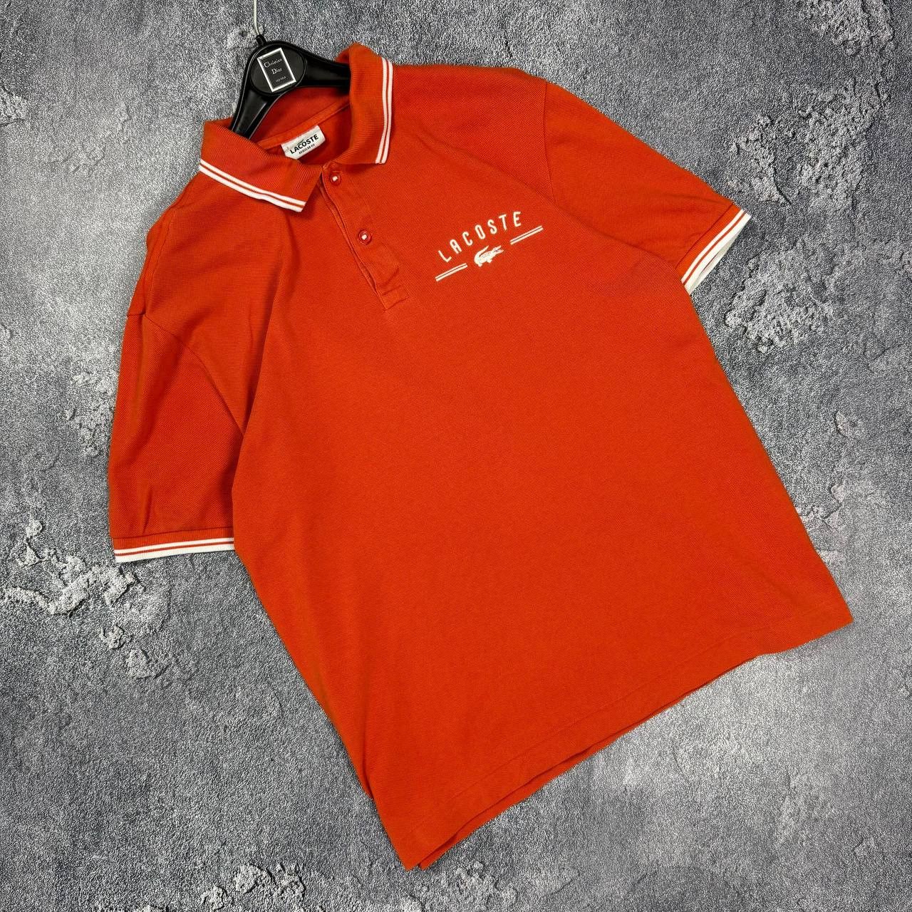 Lacoste Vintage Lacoste Luxury Streetwear Polo Tee Size 7 Big Logo Size US L / EU 52-54 / 3 - 3 Thumbnail