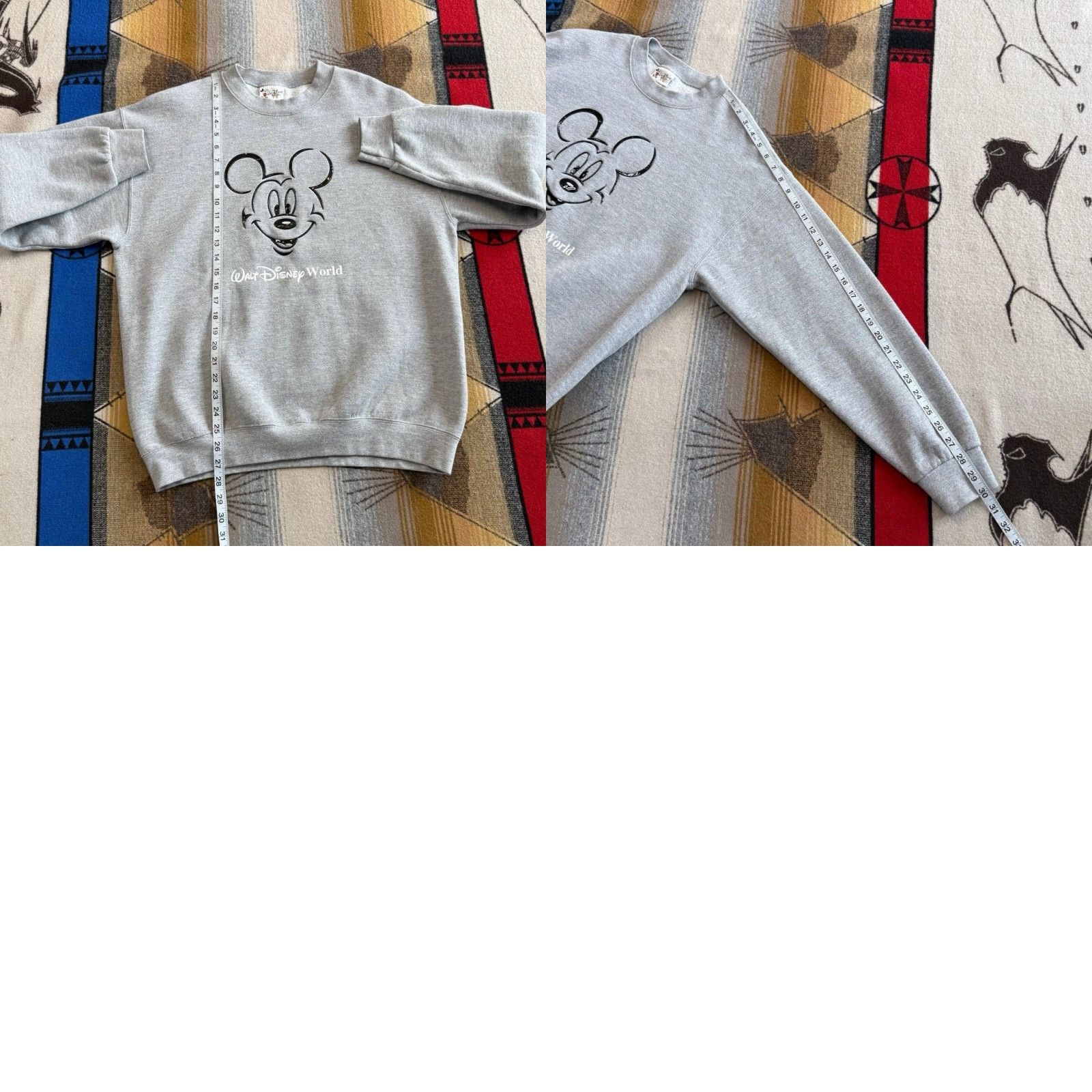 Disney VINTAGE Disney Walt Disney World Mickey Mouse Crewneck Sweatshirt Men L Gray Crew Neck Sweatshirt Mickey Mouse 90s Disney Cartoon Solid Groupings? Size US L / EU 52-54 / 3 - 8 Thumbnail