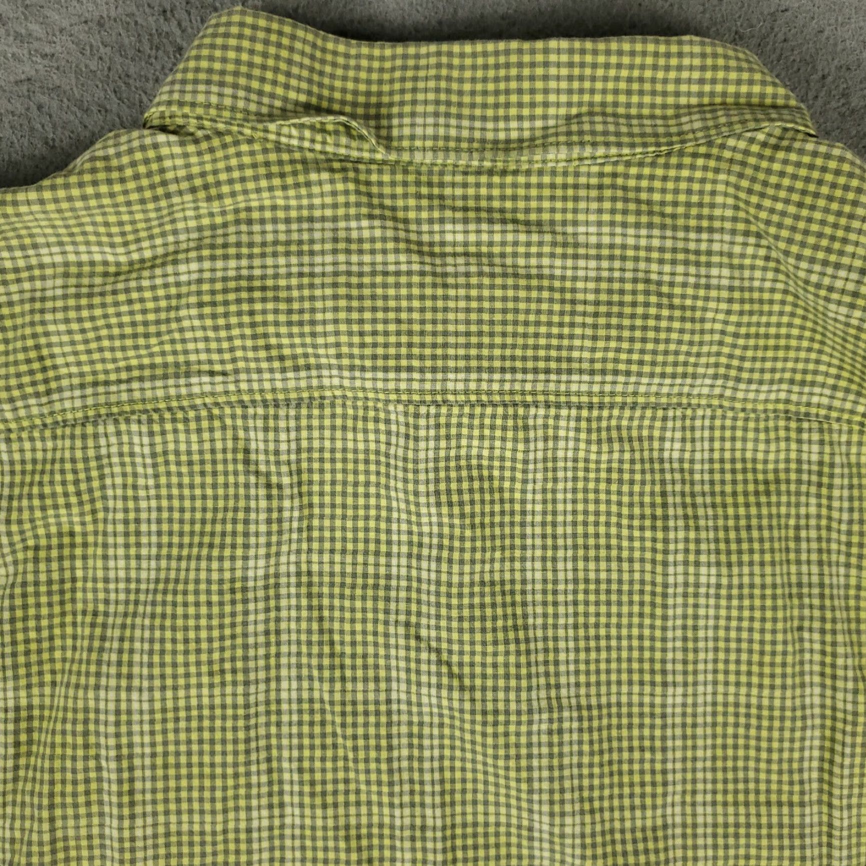 Vintage Columbia Shirt Mens Large Green Plaid Vented Fishing Button Up Short Sleeve Size US L / EU 52-54 / 3 - 3 Thumbnail