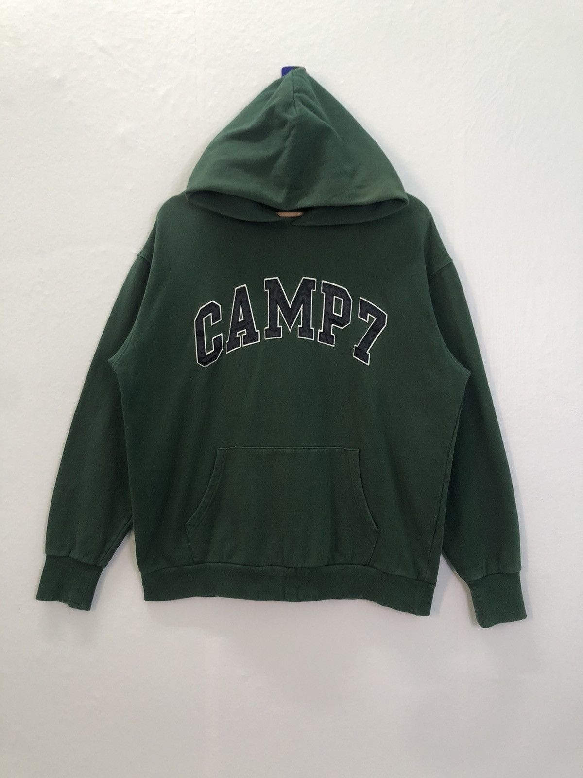 Japanese Brand × Vintage Camp7 Big Logo Boxy Hoodie Size US M / EU 48-50 / 2 - 1 Thumbnail