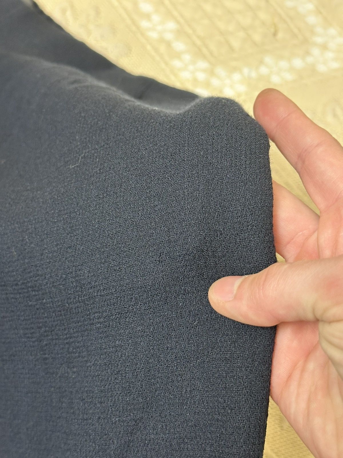 OSKA 🔥 OSKA Wide Wool Trousers Baggy Pants Navy Blue 505 Size 30" / US 8 / IT 44 - 4 Thumbnail