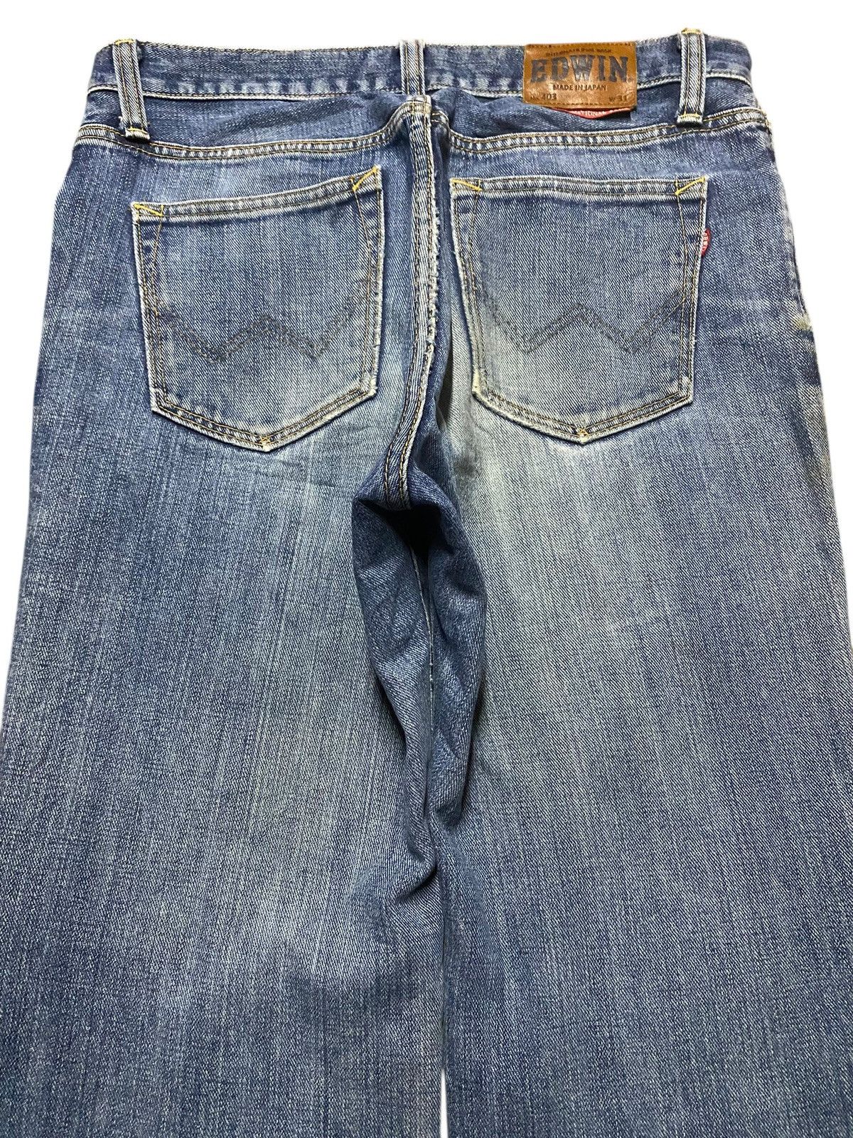 Edwin Vintage Edwin 403 Ripped Rusty Loose Jeans Size US 32 / EU 48 - 4 Thumbnail