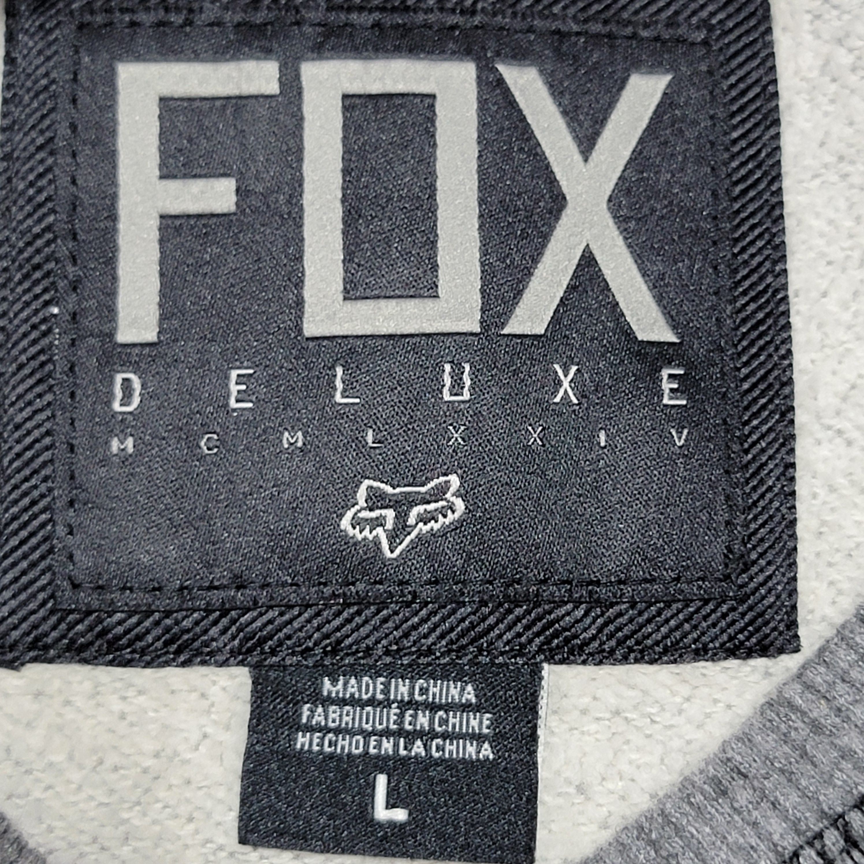 Other Fox Deluxe Sweatshirt w/ Pockets World Wide Darkness -Large Size US L / EU 52-54 / 3 - 6 Thumbnail